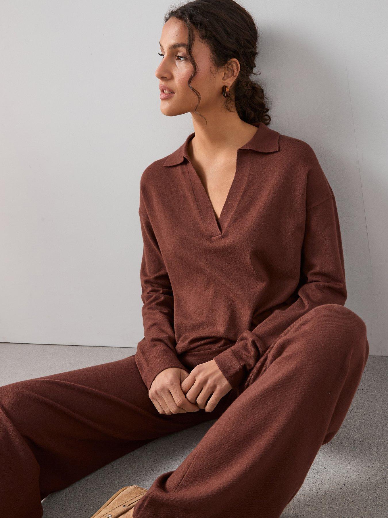 the-very-collection-classic-comfort-collared-jumper-chocolate-browndetail