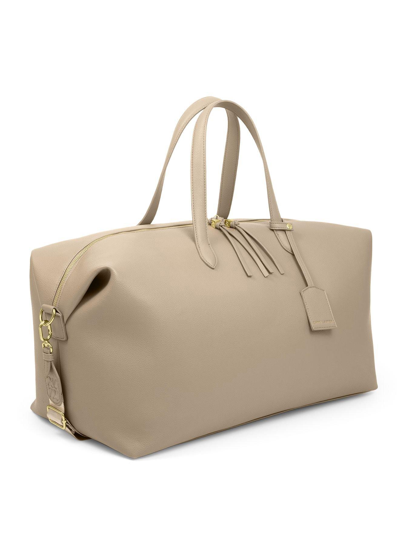 katie-loxton-charm-weekend-holdall-taupestillFront