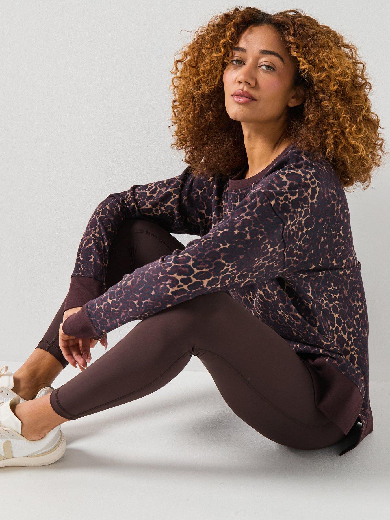 Image 4 of 6 of Sweaty Betty Womens After Class Longline Sweatshirt - Brown