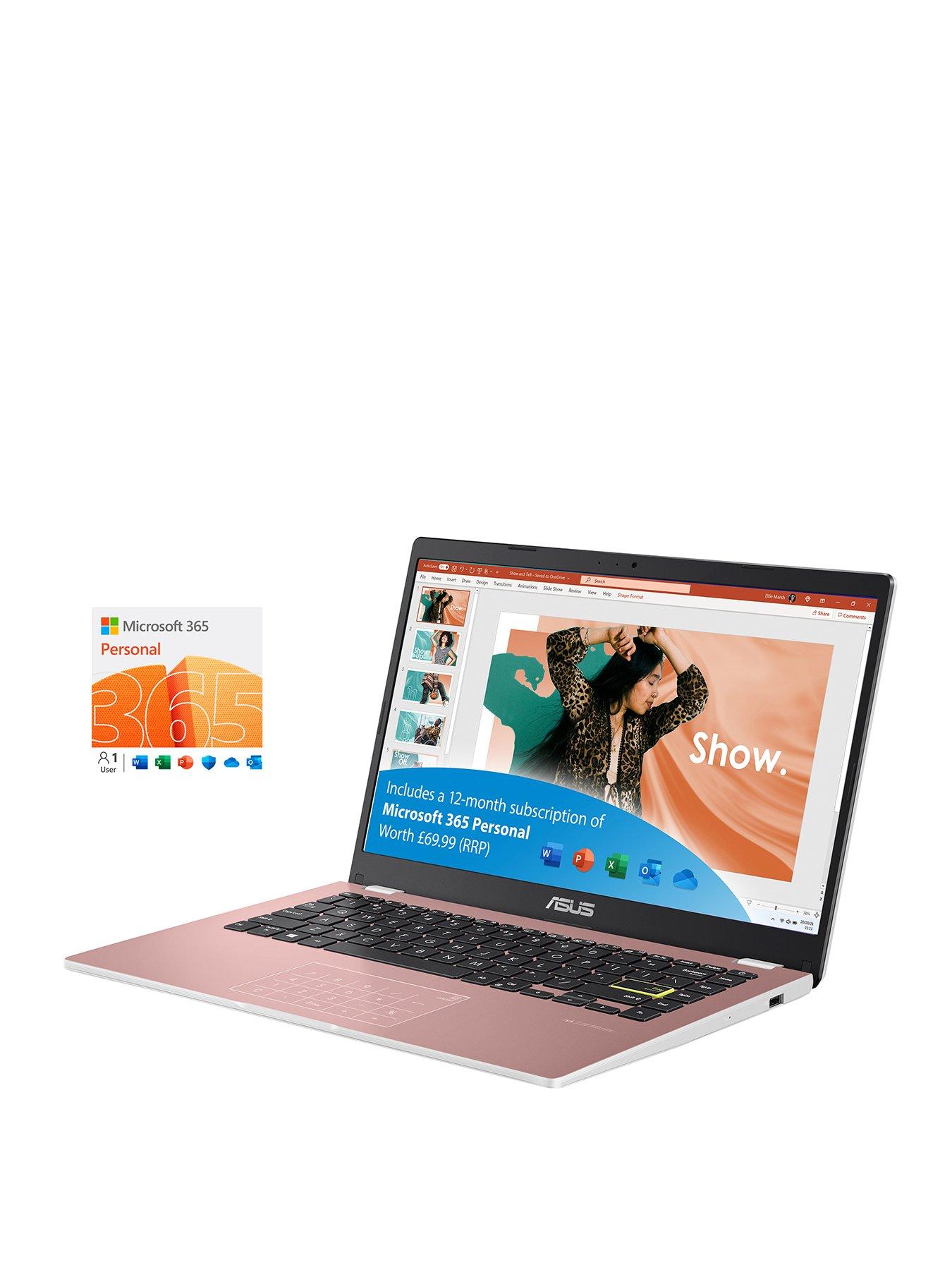undefined Vivobook Go  - 14in  - Intel N4500 - 4GB - 128GB - Pink