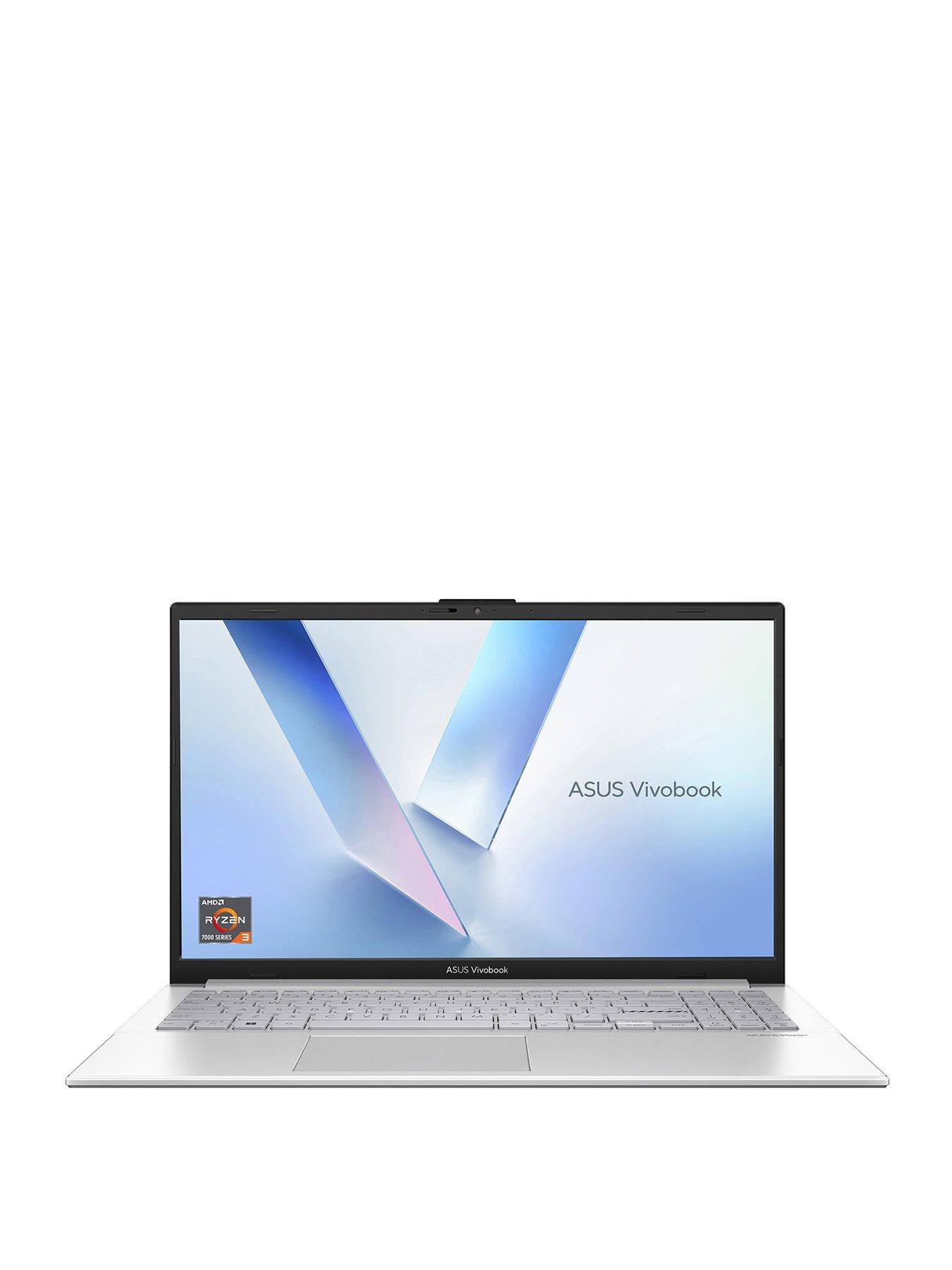 undefined Vivobook Go 15 Laptop - 15.6in FHD OLED, AMD Ryzen 3, 8GB RAM, 512GB SSD - Silver