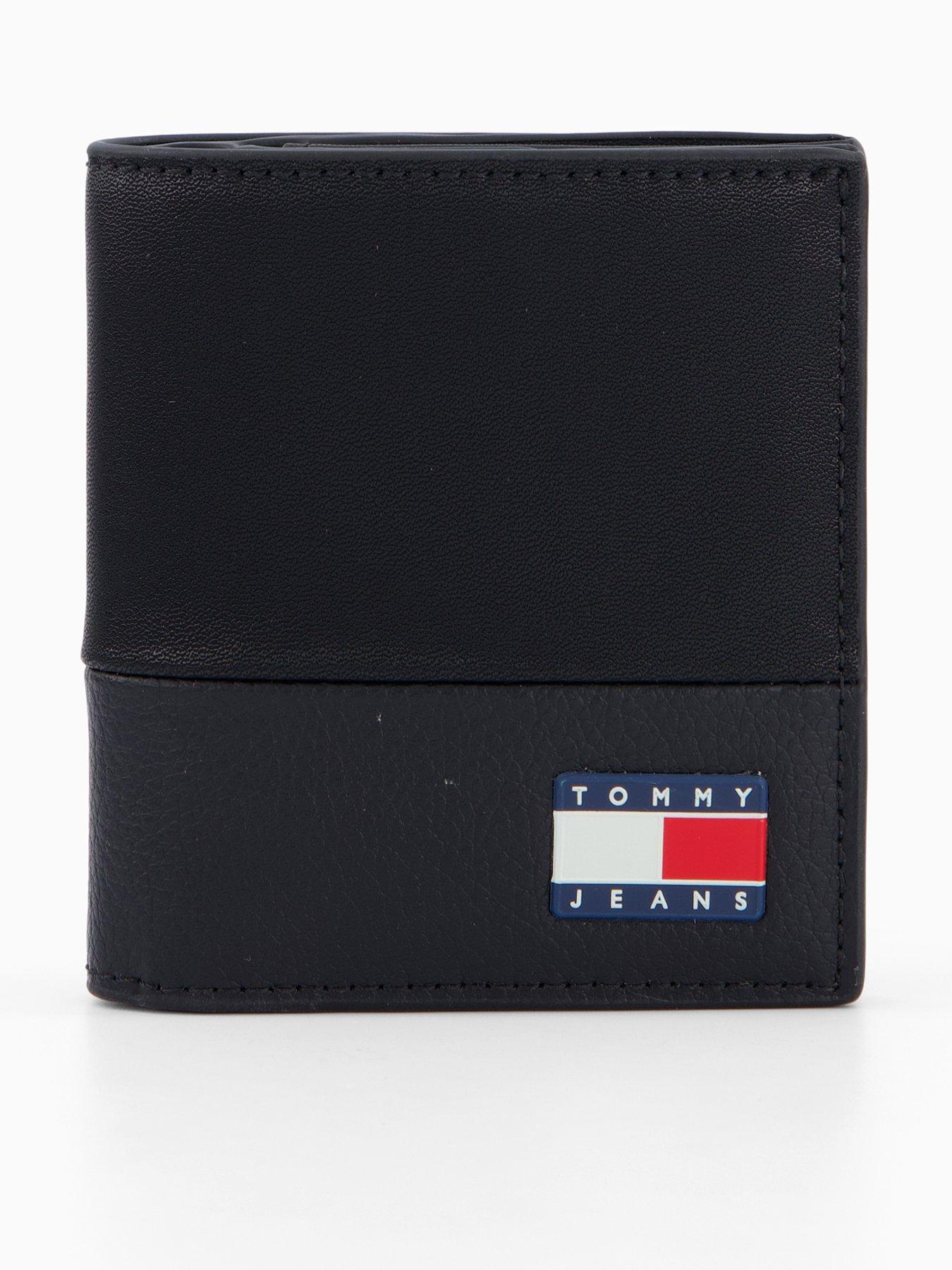 Tommy Jeans Heritage Flag Card  &  Coin Wallet - Black