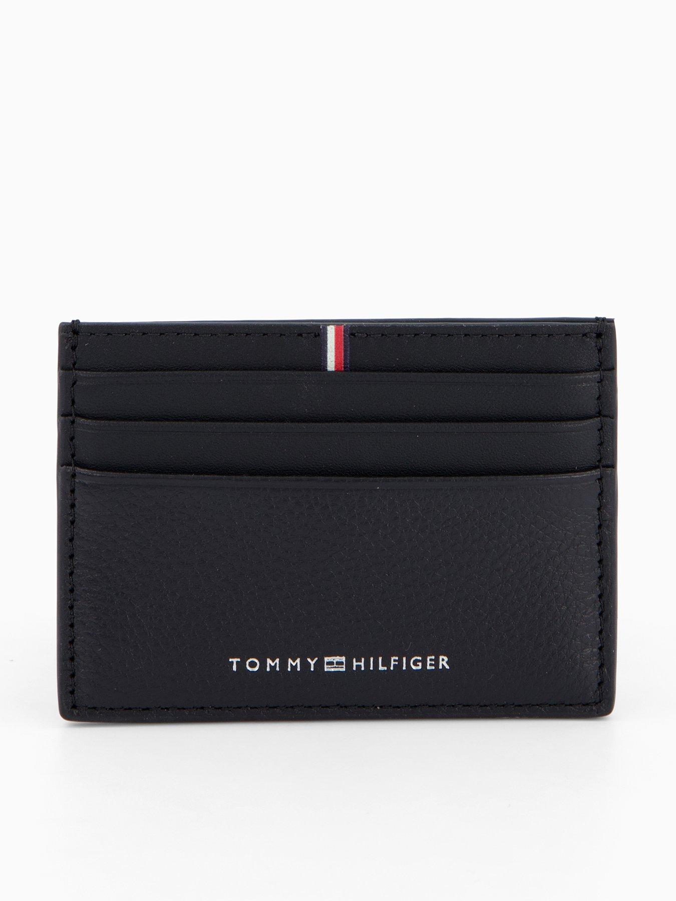 tommy-hilfiger-corp-logo-card-holder-black