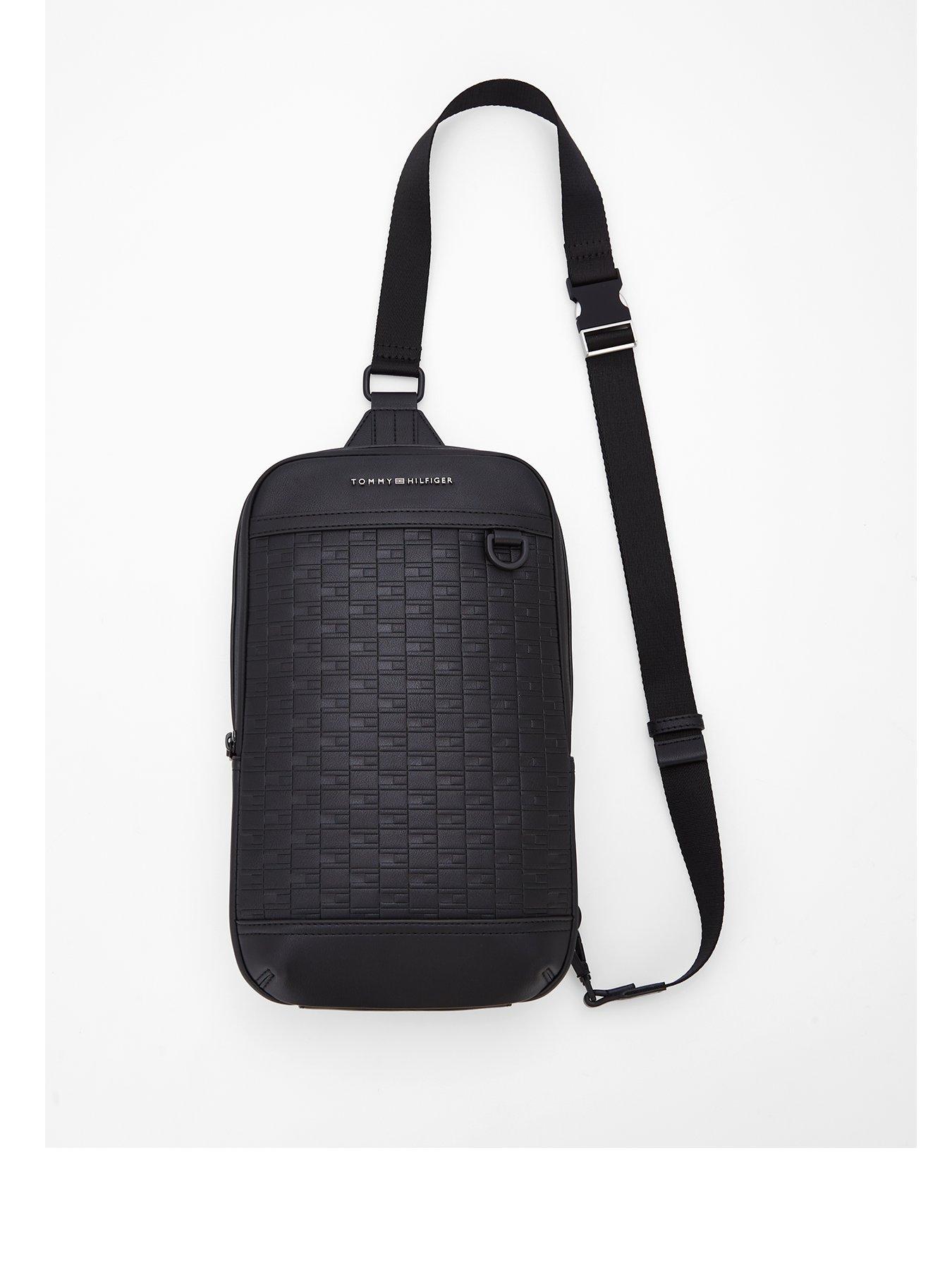 tommy-hilfiger-modern-monogram-flag-sling-crossbody-bag-blackfront