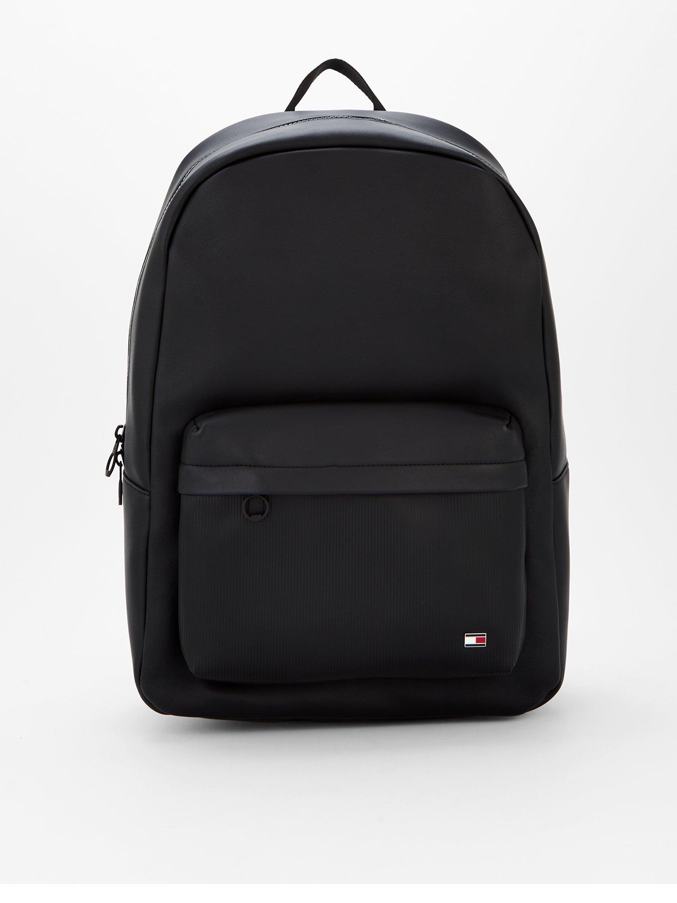 tommy-hilfiger-flag-backpack-black
