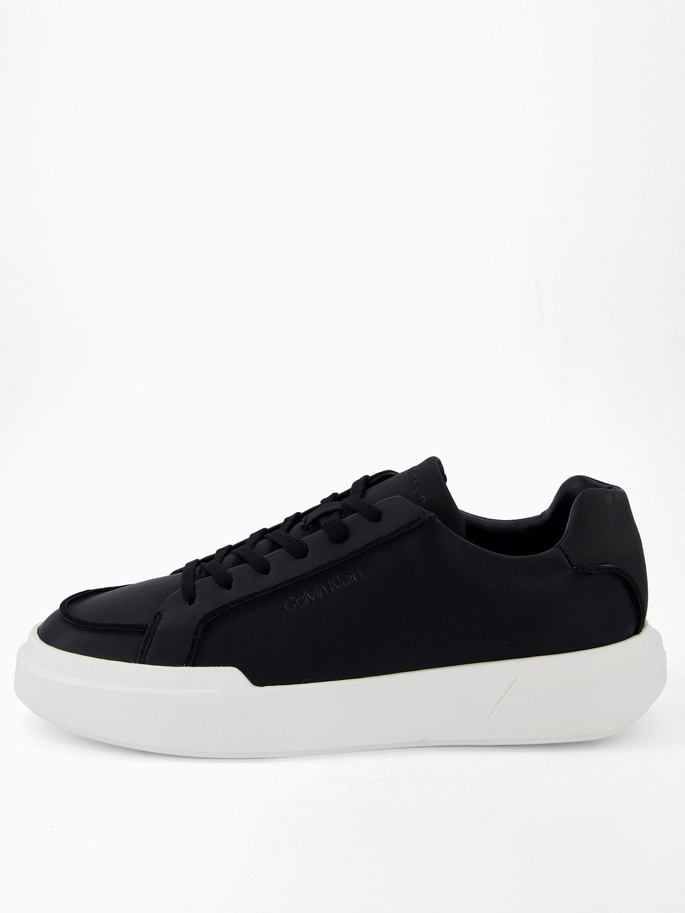 Image 1 of 7 of Calvin Klein Ck Avenue Pinch Chunky Cupsole Trainers - Black