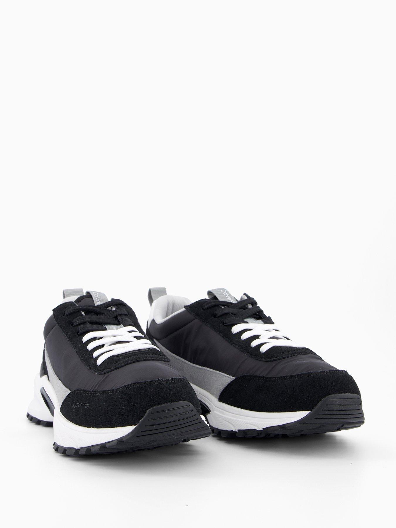 Image 6 of 7 of Calvin Klein Trailblazer Hike Nylon Suede Trainers - Black