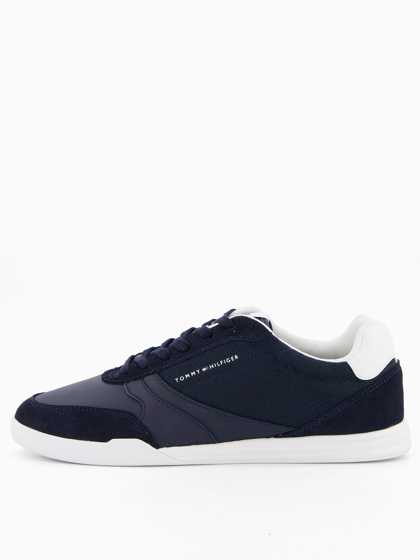 tommy-hilfiger-lopro-cup-mesh-trainers-navyfront