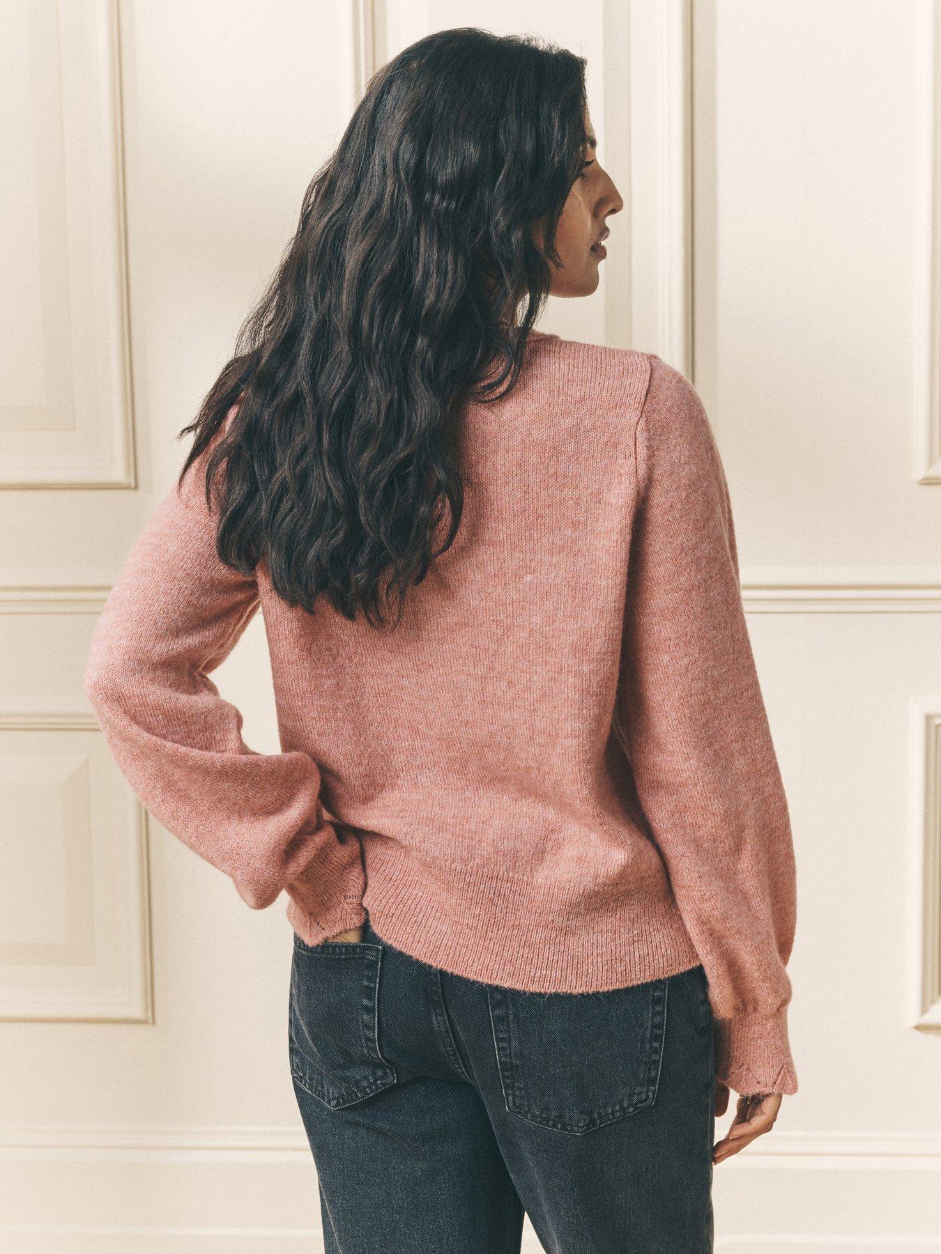 laura-ashley-pointelle-cardigan-redstillFront