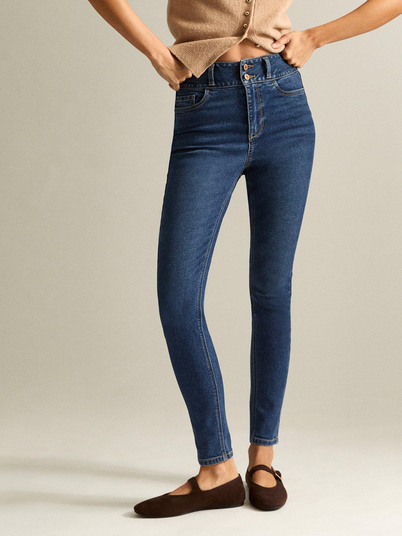 New Look Dark Blue High Waist Yazmin Skinny Jeans