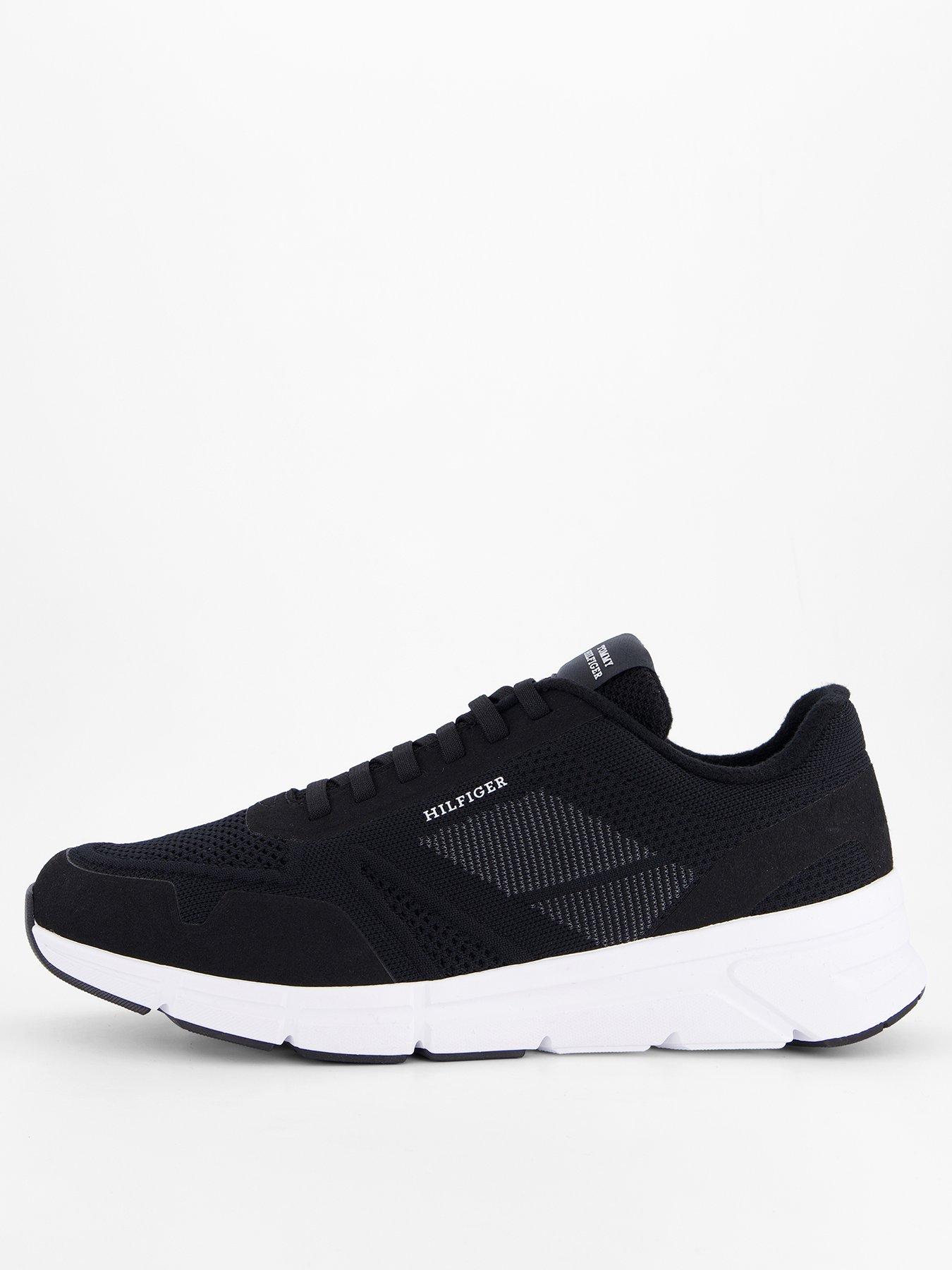 Tommy Hilfiger Modern Comfort Run Tech Knit Trainers - Black