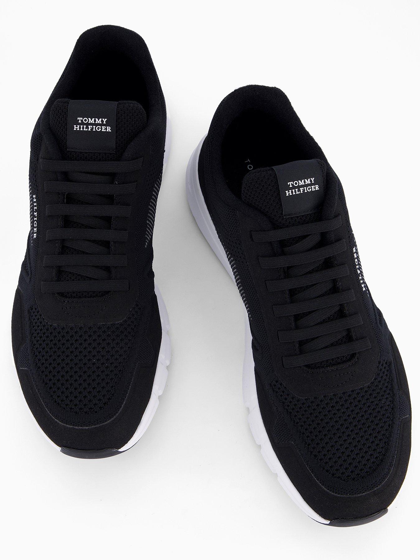 Image 3 of 7 of Tommy Hilfiger Modern Comfort Run Tech Knit Trainers - Black
