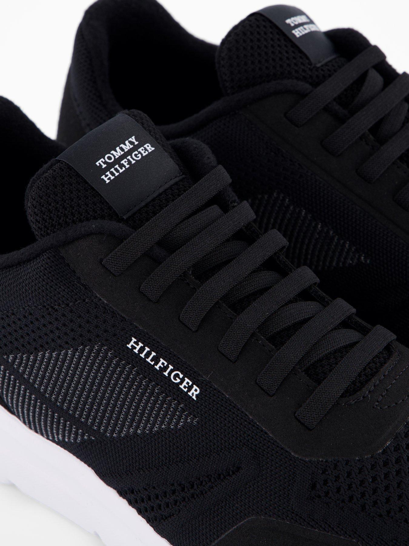 Image 5 of 7 of Tommy Hilfiger Modern Comfort Run Tech Knit Trainers - Black