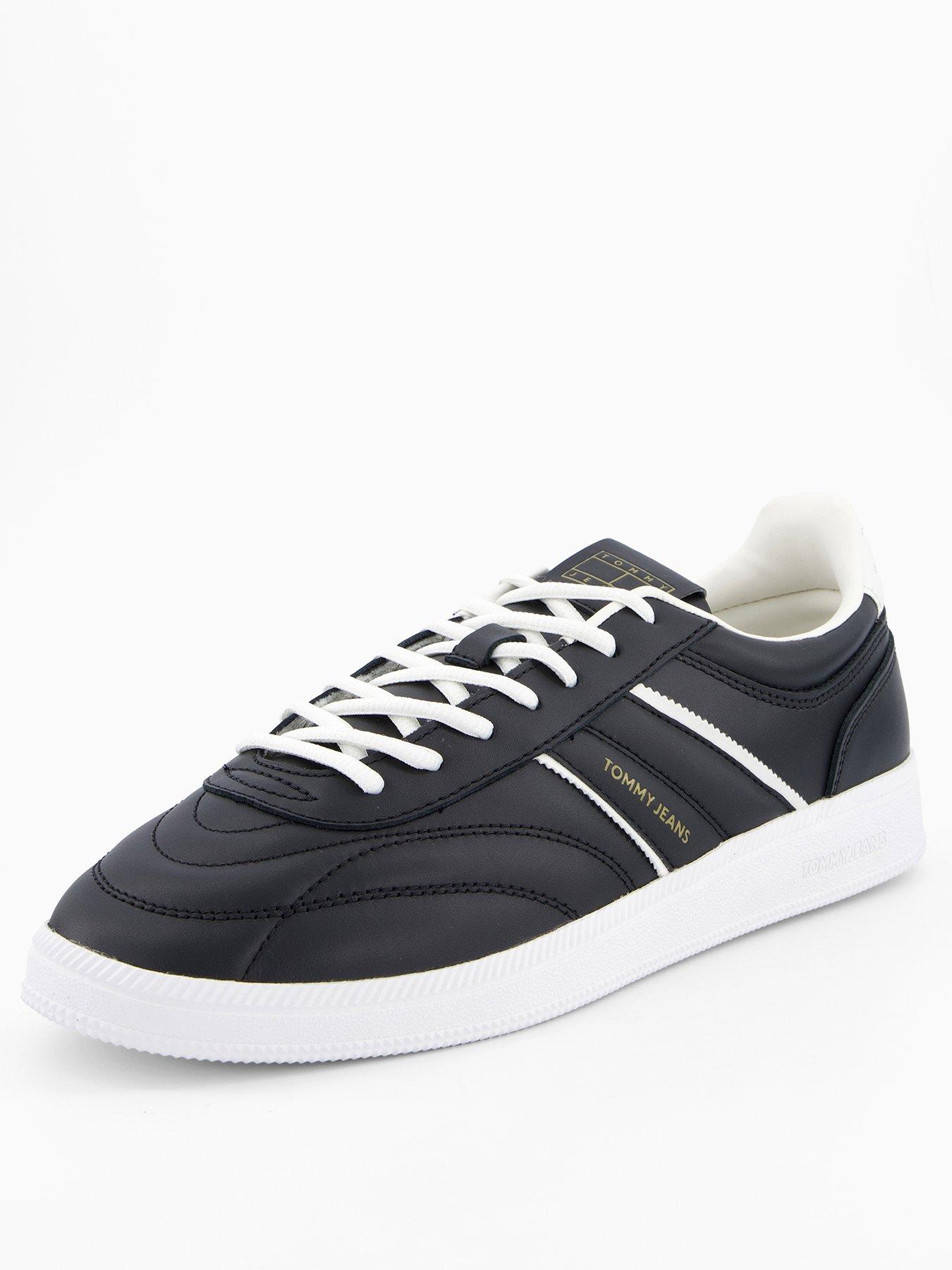 tommy-jeans-the-greenwich-edge-leather-trainer-blackstillFront