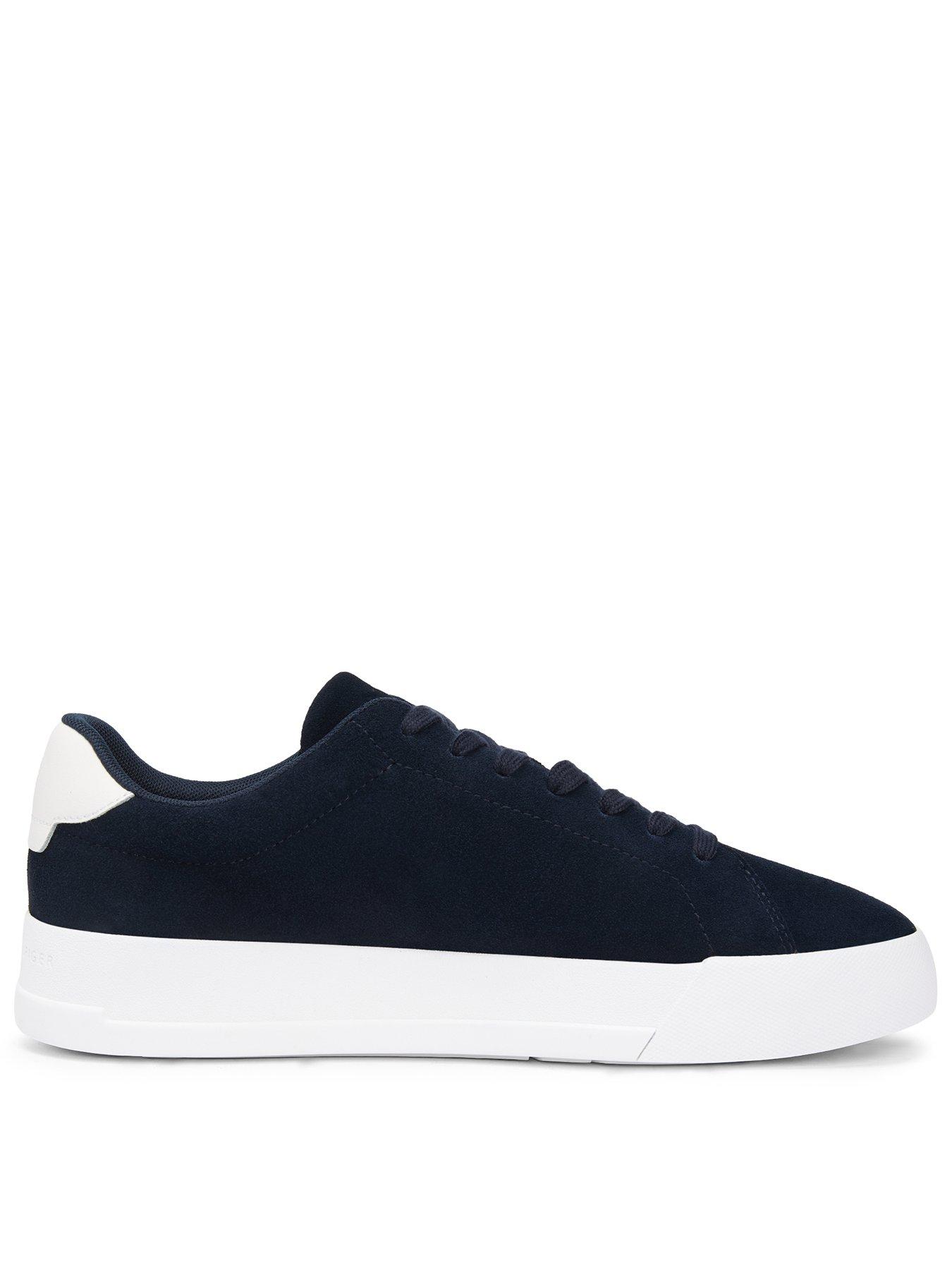 tommy-hilfiger-suede-court-trainers-navy