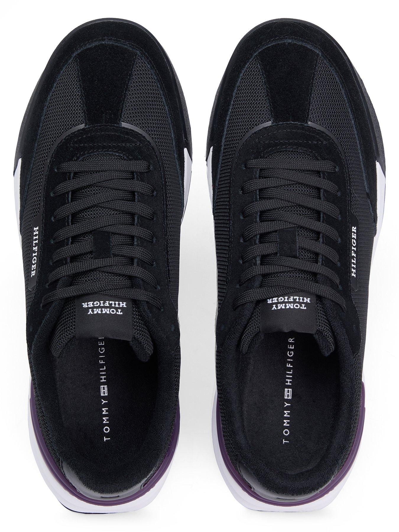 Image 4 of 6 of Tommy Hilfiger Nu Retro Runner Trainers - Black
