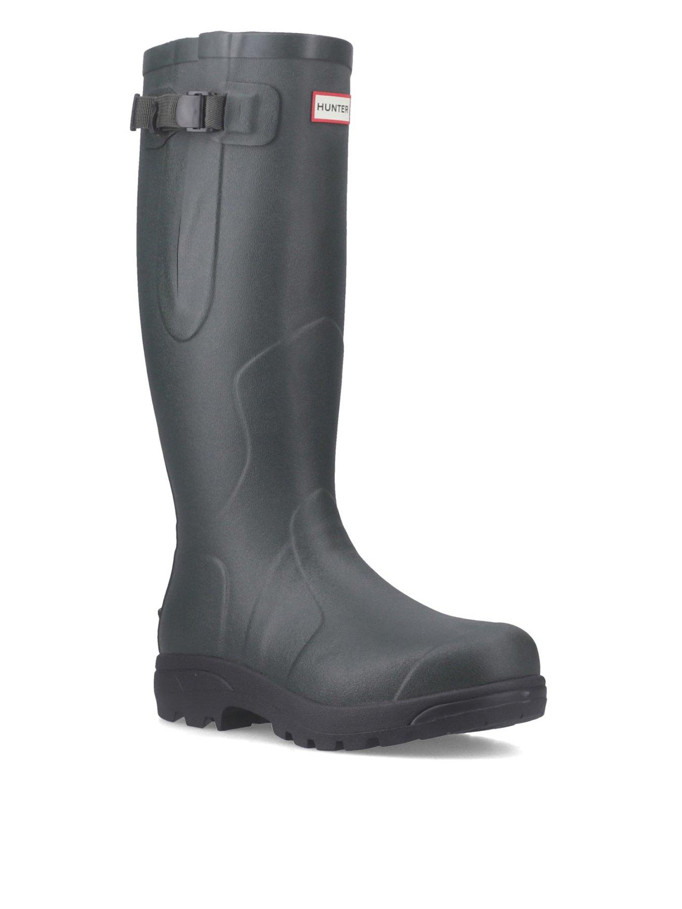 hunter-balmoral-full-zip-wellington-boot-black