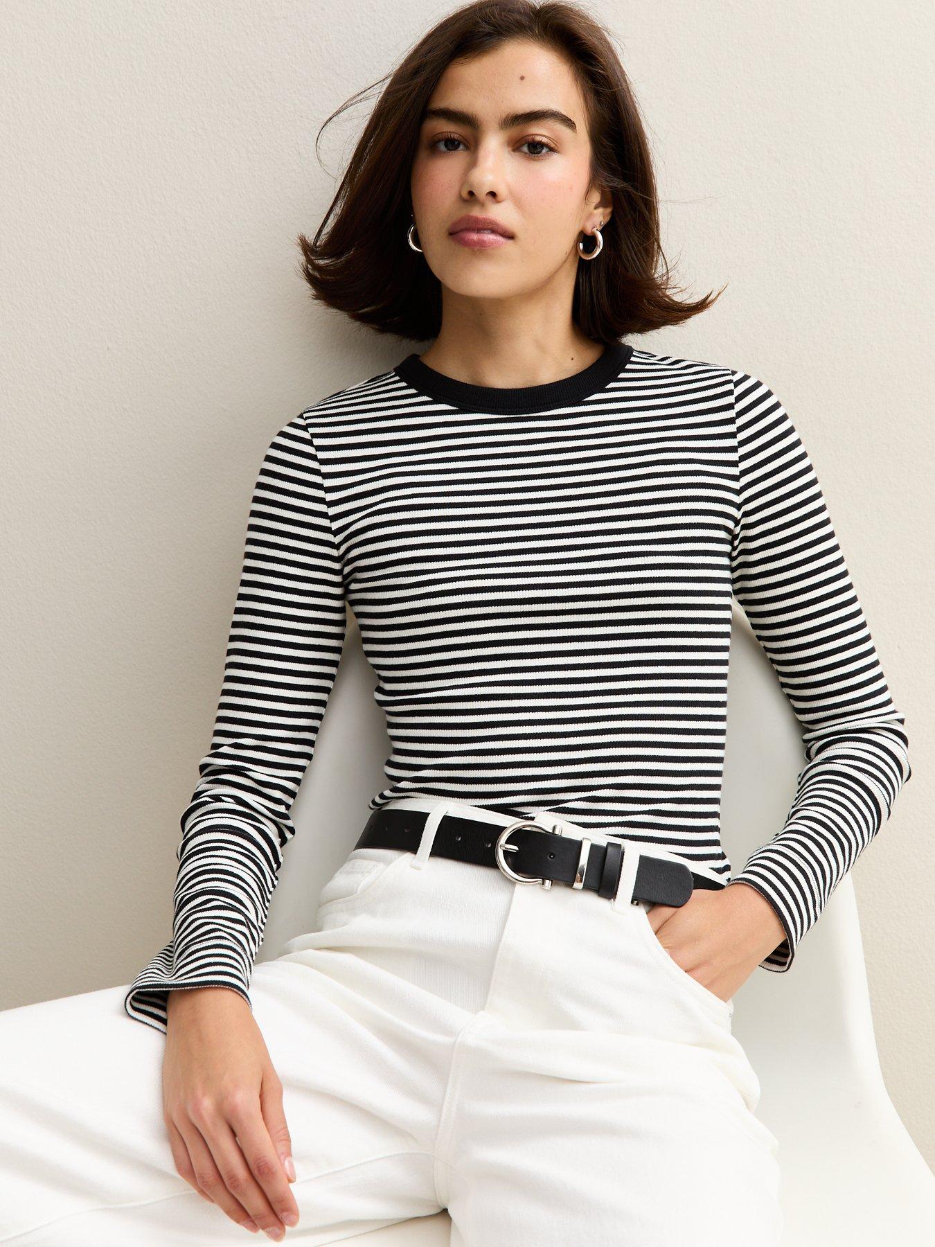 new-look-black-and-white-striped-long-sleeve-ribbed-jersey-topdetail