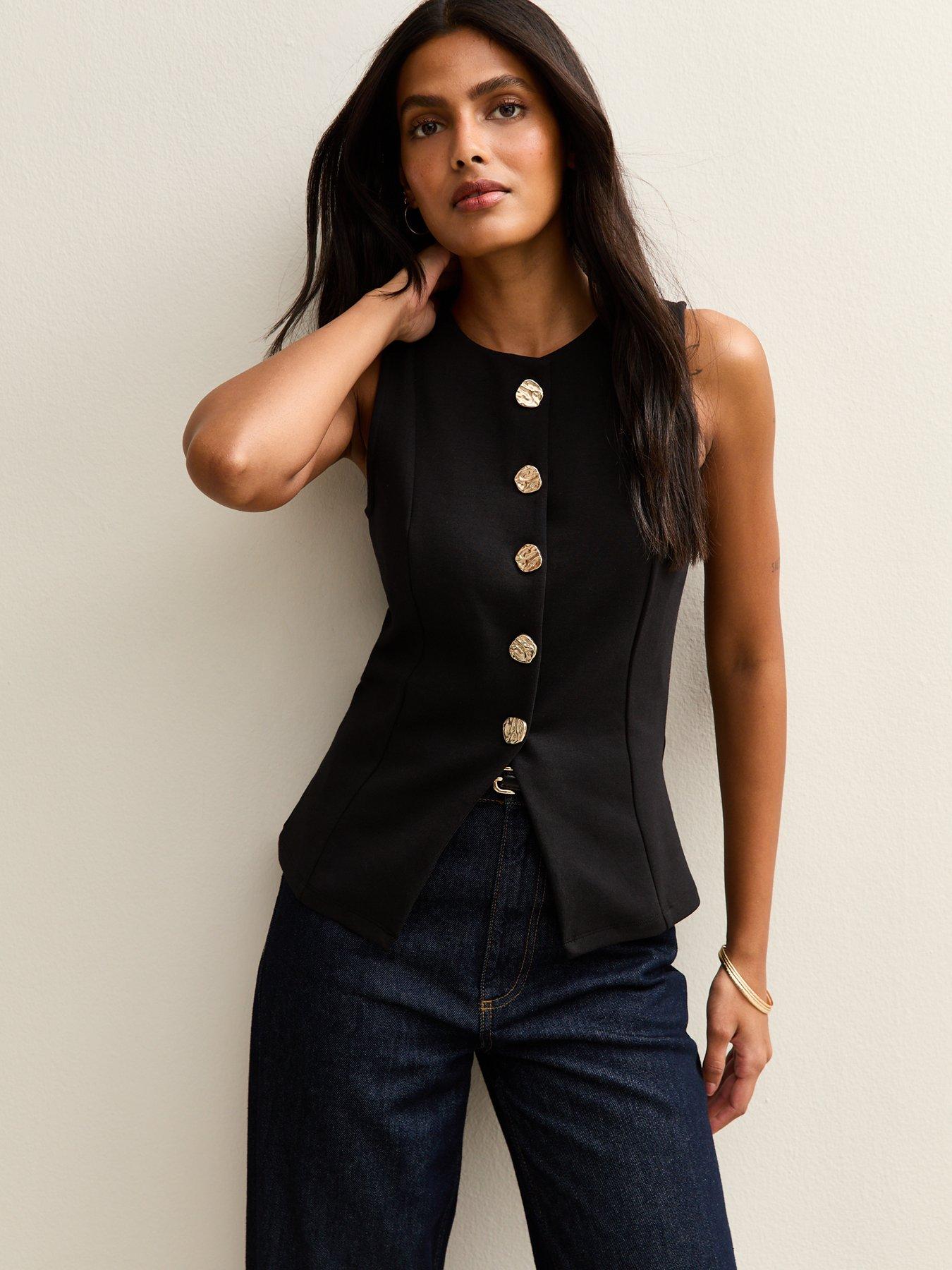 new-look-black-jersey-crew-neck-gold-button-waistcoat