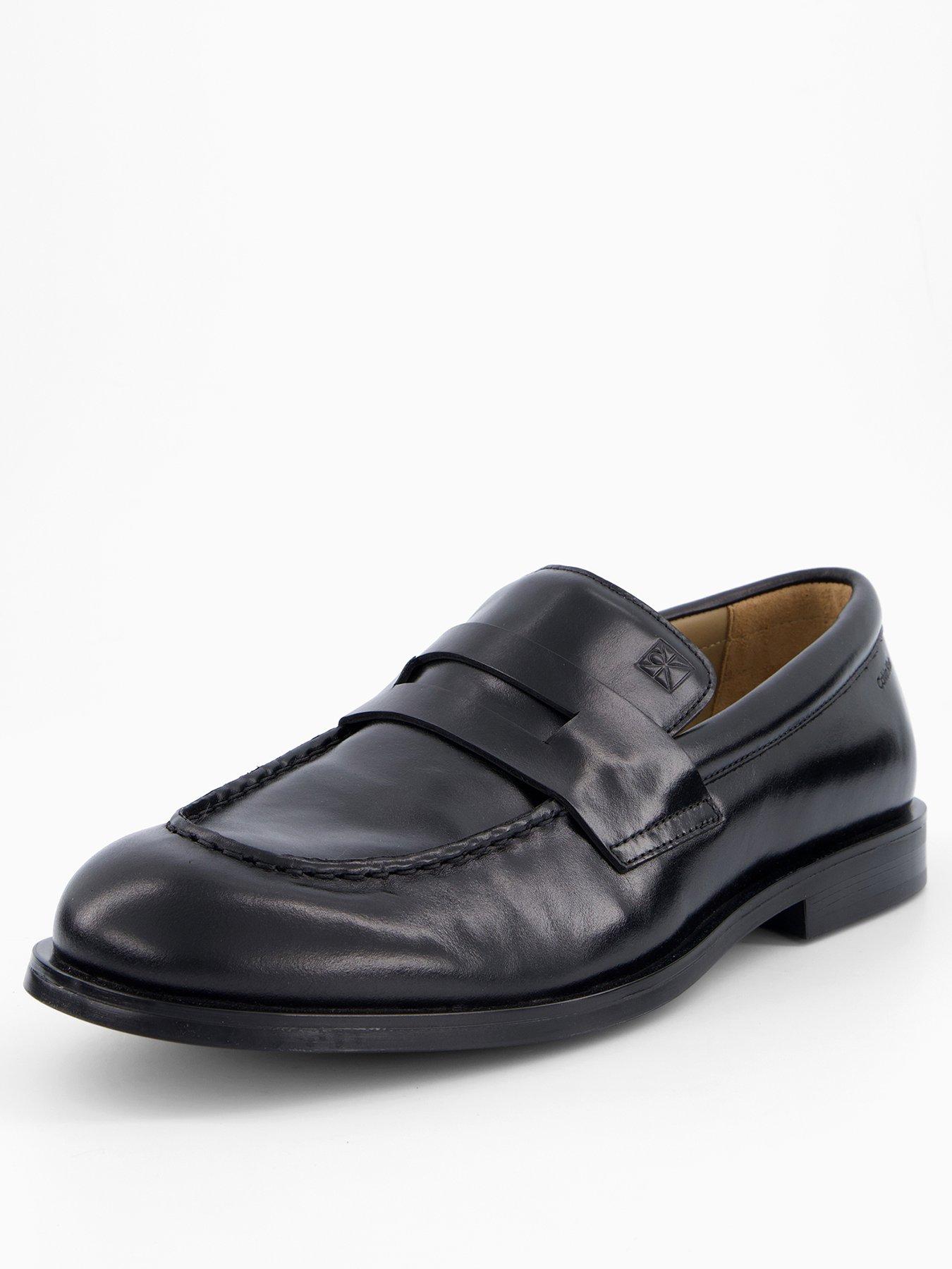 Image 2 of 7 of Calvin Klein Mosesess Rubber Penny Loafer - Black