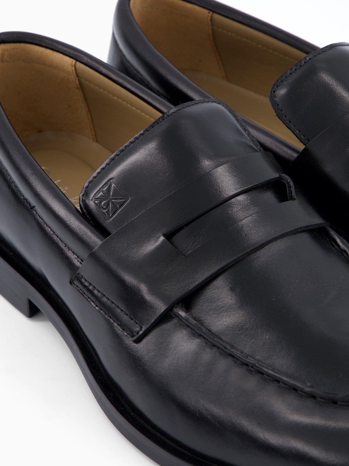 Image 5 of 7 of Calvin Klein Mosesess Rubber Penny Loafer - Black