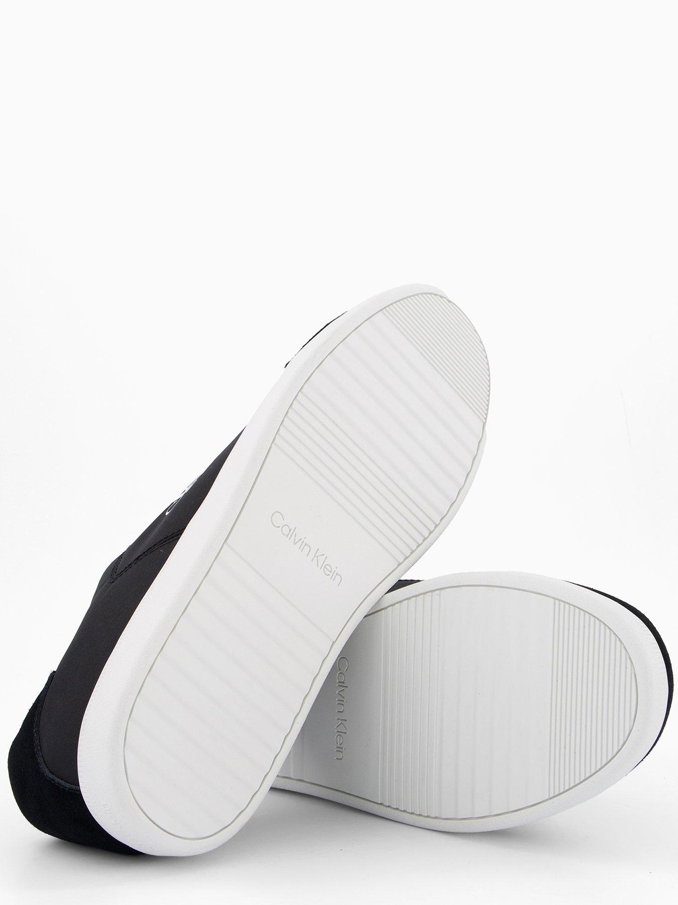 Image 4 of 7 of Calvin Klein Caesar Nylon Mix Trainers - Black