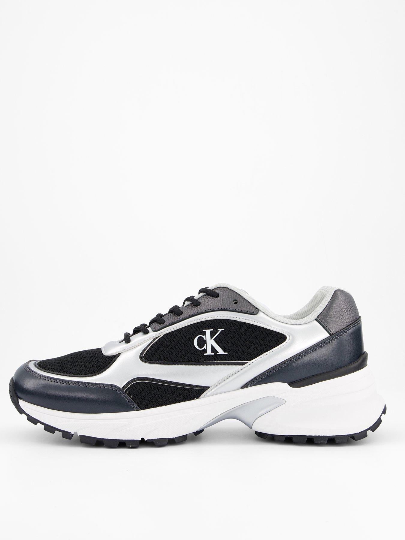 Image 1 of 6 of Calvin Klein Trailblazer Hike Runner Trainers - Black / White