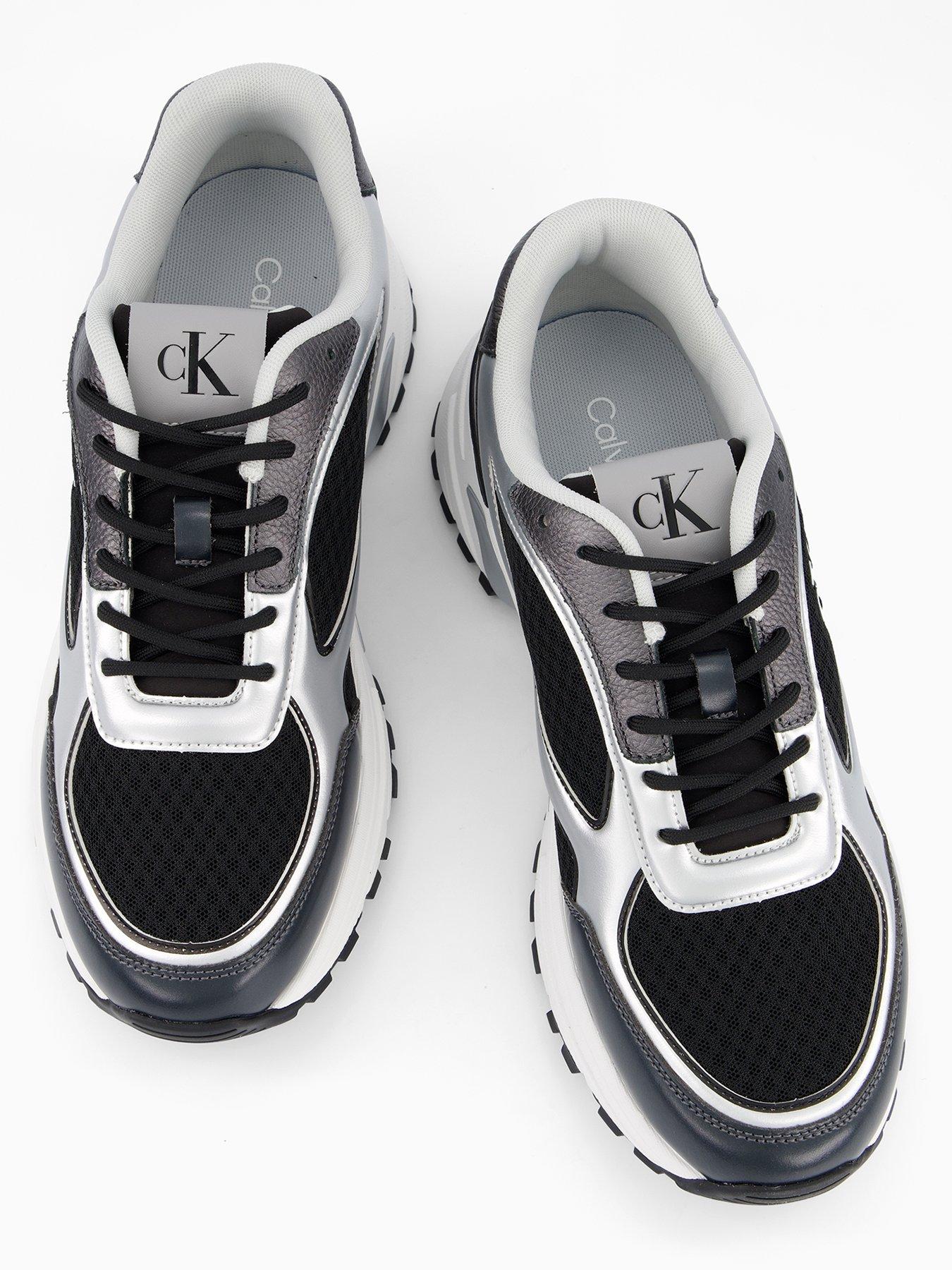 Image 3 of 6 of Calvin Klein Trailblazer Hike Runner Trainers - Black / White