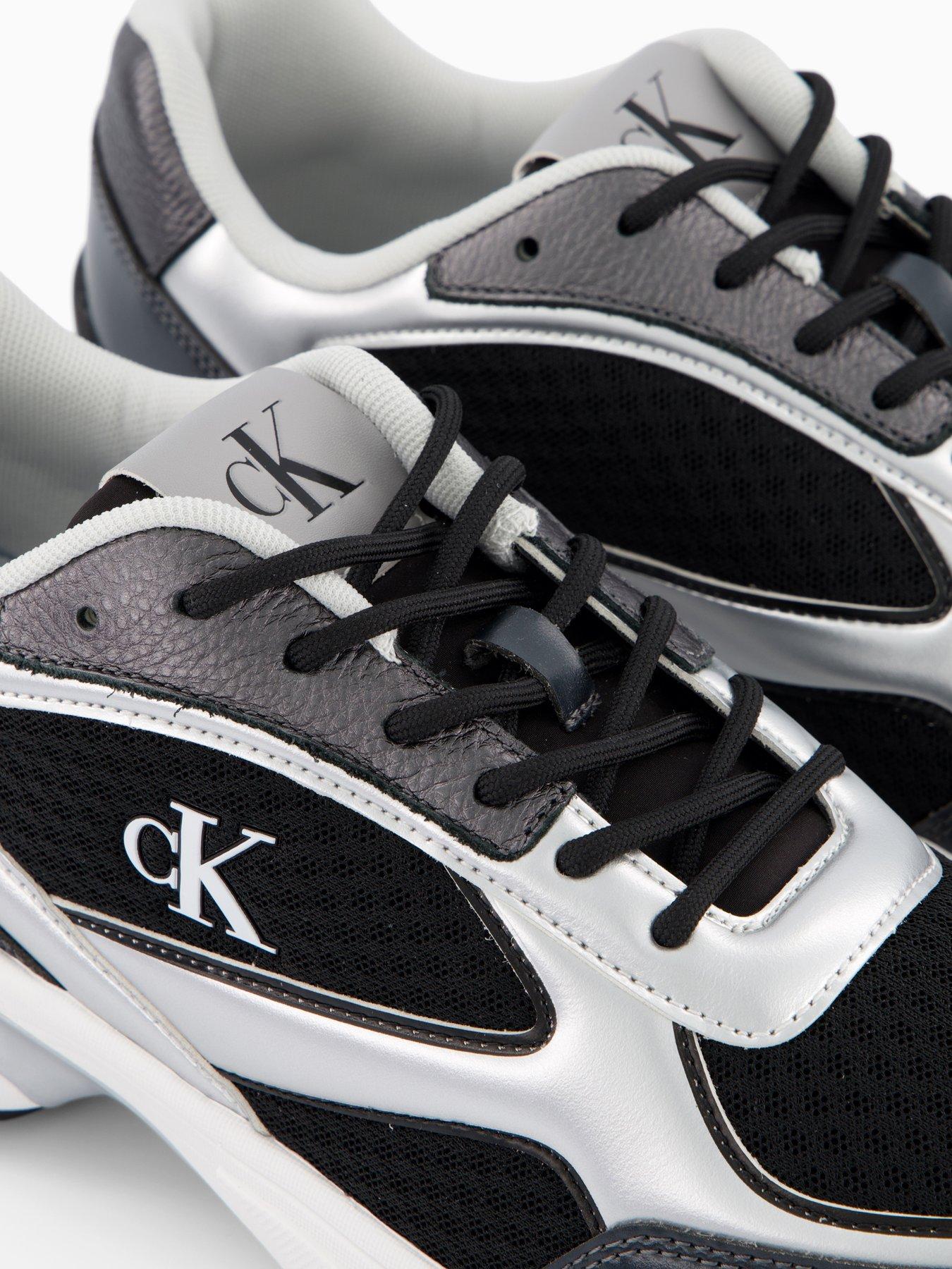 Image 5 of 6 of Calvin Klein Trailblazer Hike Runner Trainers - Black / White
