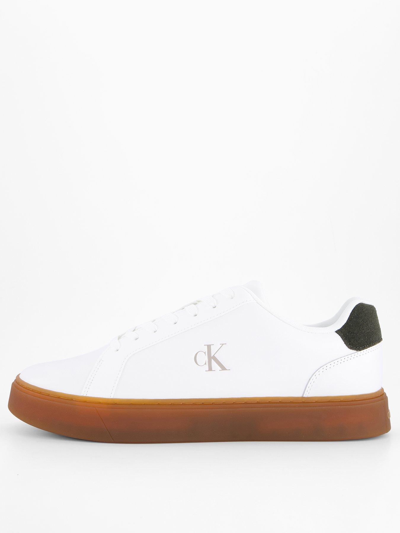 Image 1 of 7 of Calvin Klein Athena Classic Gumsole Trainers - White