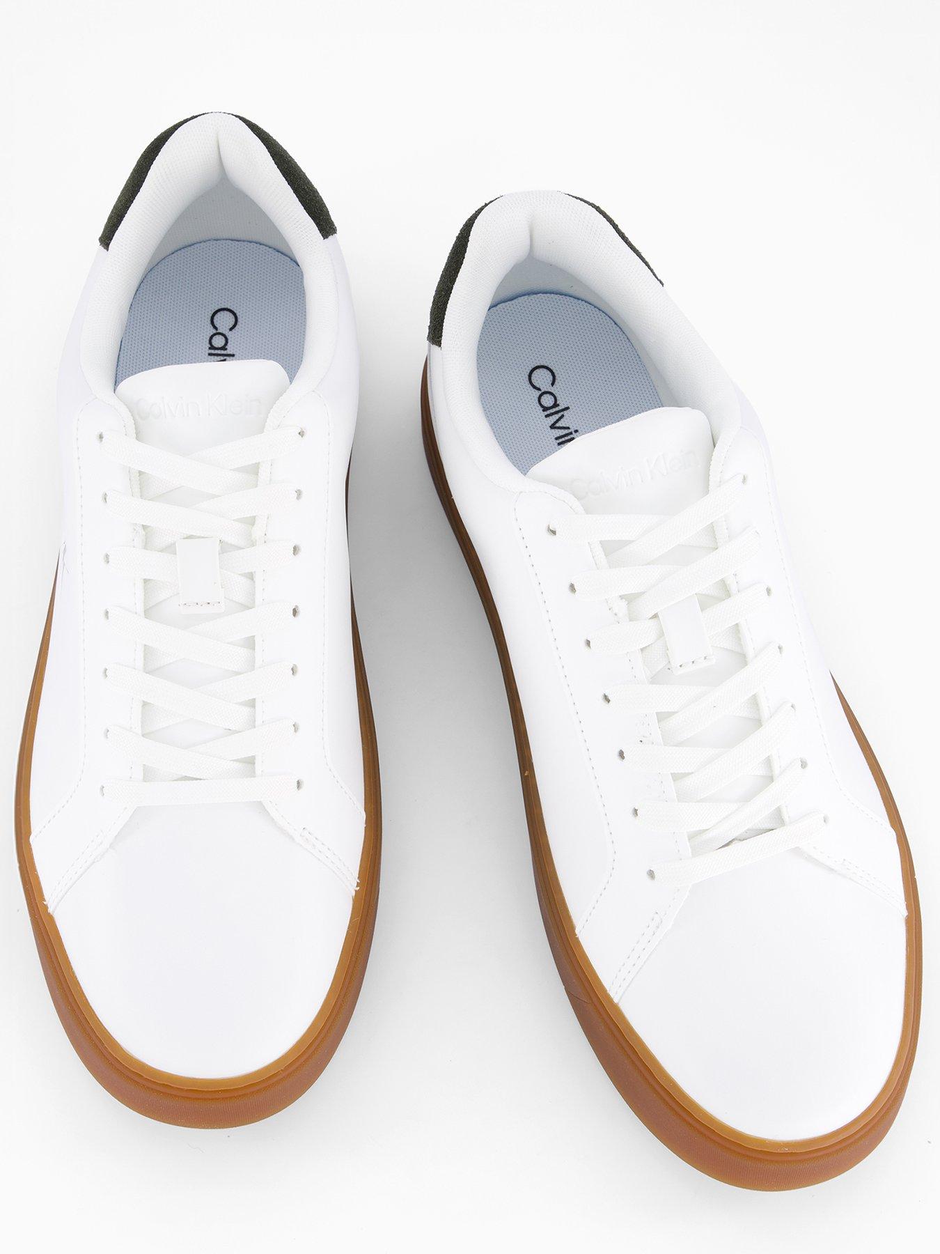 Image 3 of 7 of Calvin Klein Athena Classic Gumsole Trainers - White