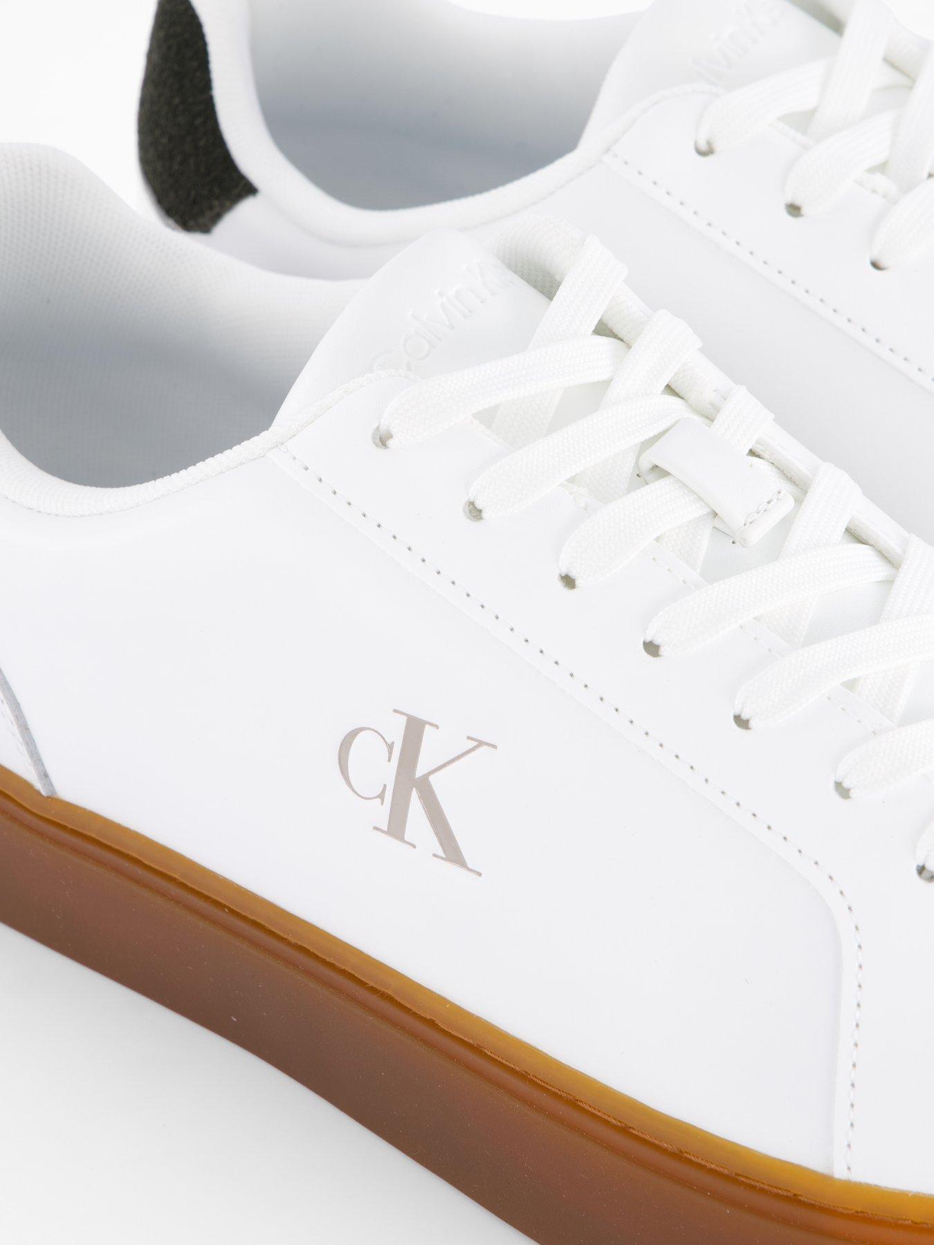 Image 5 of 7 of Calvin Klein Athena Classic Gumsole Trainers - White