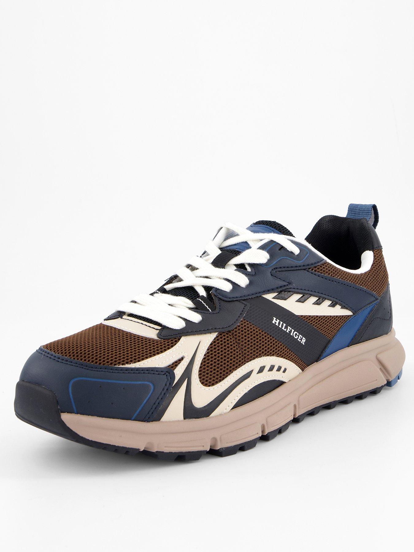 tommy-hilfiger-outdoor-sneaker-tech-mix-trainers-brownstillFront