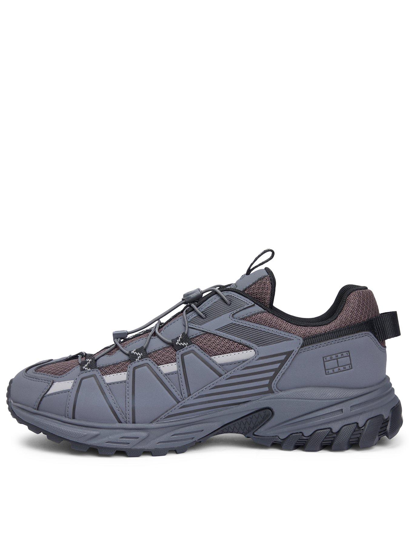 Image 1 of 7 of Tommy Jeans Outdoor Runner Trainers - Grey