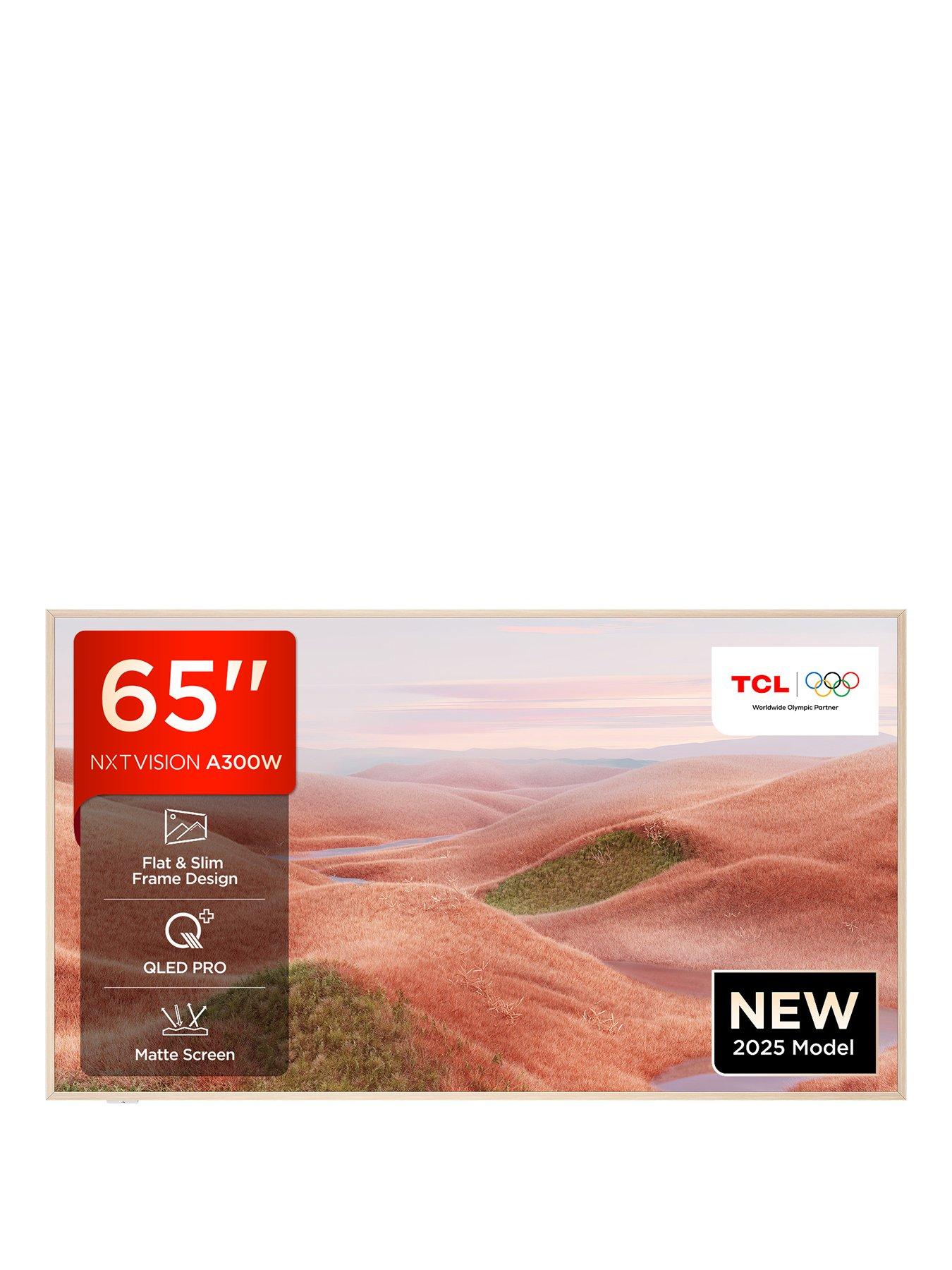 tcl-65a300w-nxtvision-65-inch-qled-144hz-ai-art-matte-display-with-dolby-atmos