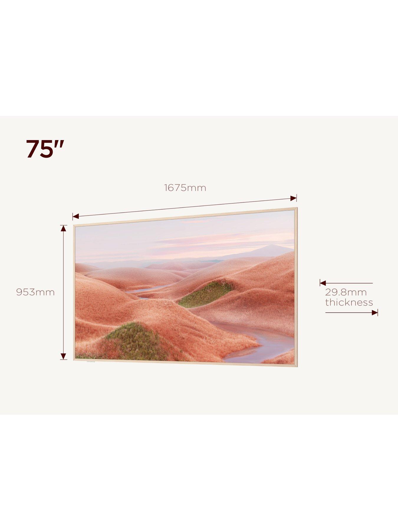 Image 2 of 7 of TCL 75A300W NXTVISION, 75 inch, QLED, 144Hz, Ai Art Matte Display with Dolby Atmos