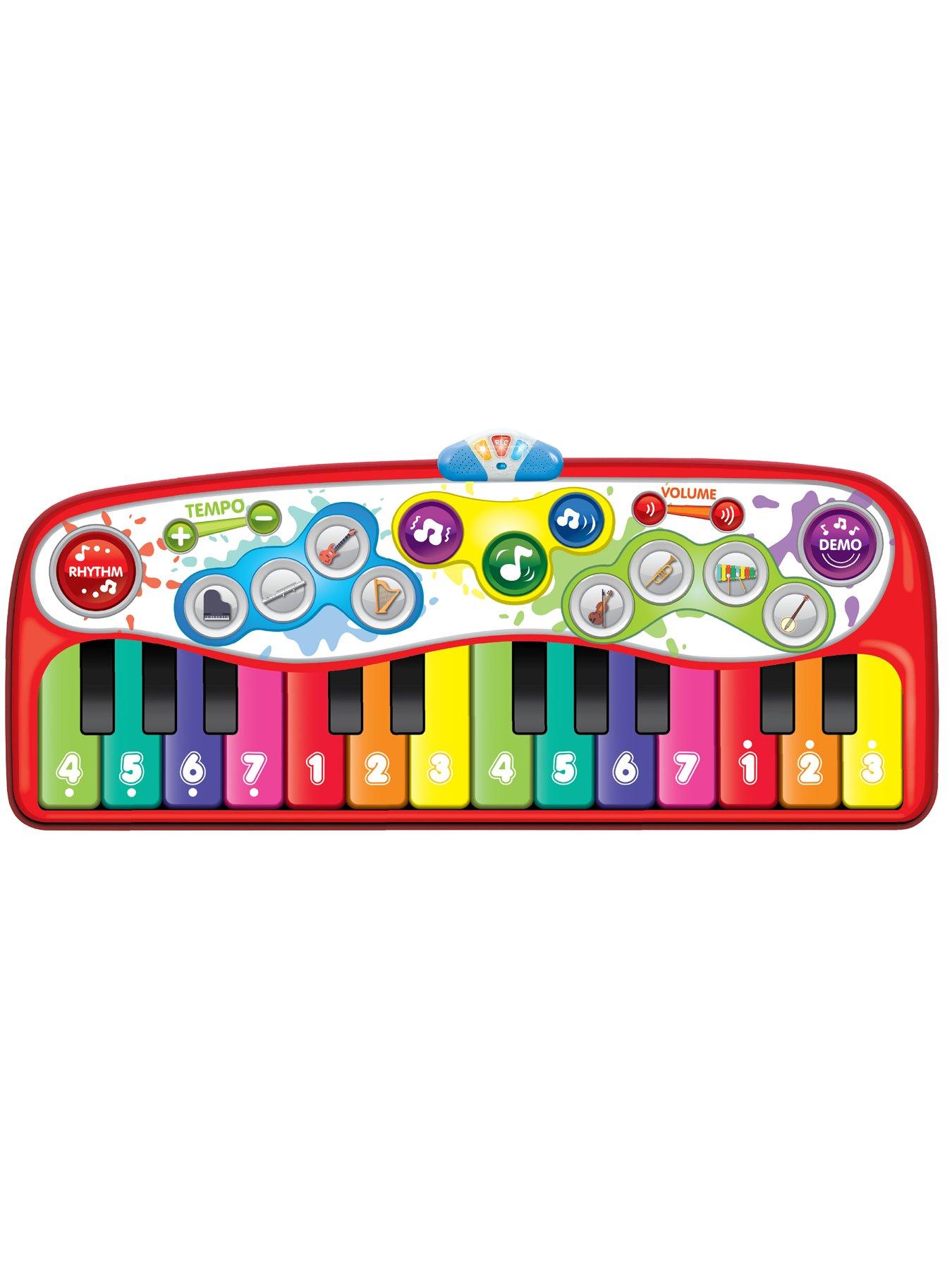 Image 2 of 8 of WinFun Disco Beat Bop Step-to-Play Jumbo Piano Mat
