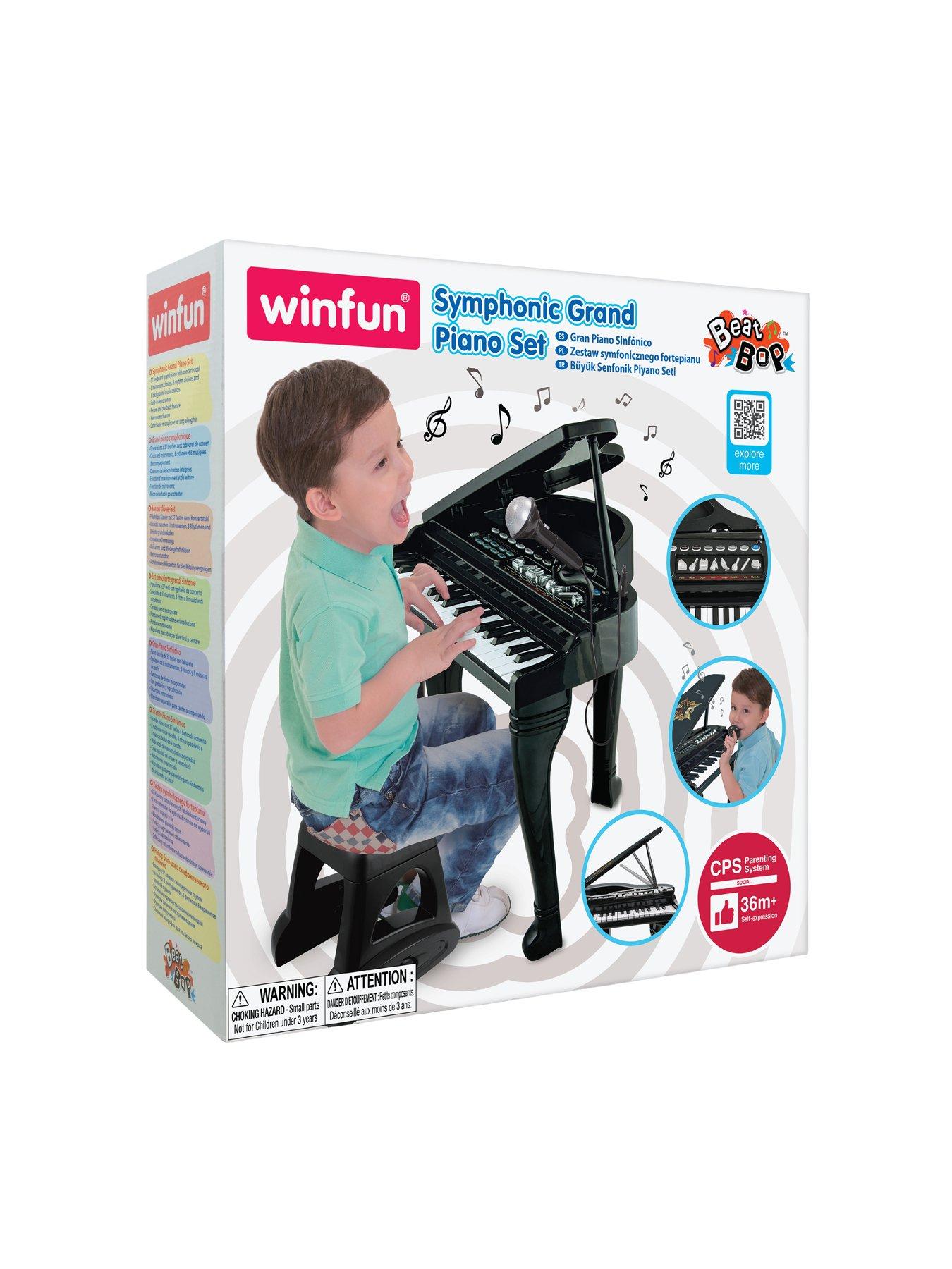 Image 2 of 8 of WinFun Symphonic Grand Piano Set with Microphone