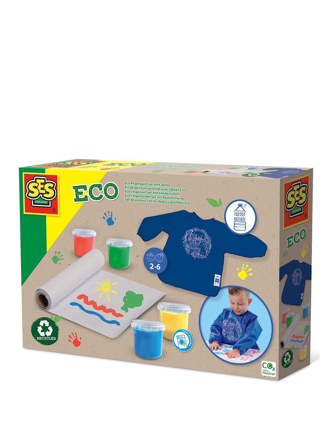 Image 1 of 7 of SES Creative Fingerpaint Set with Apron