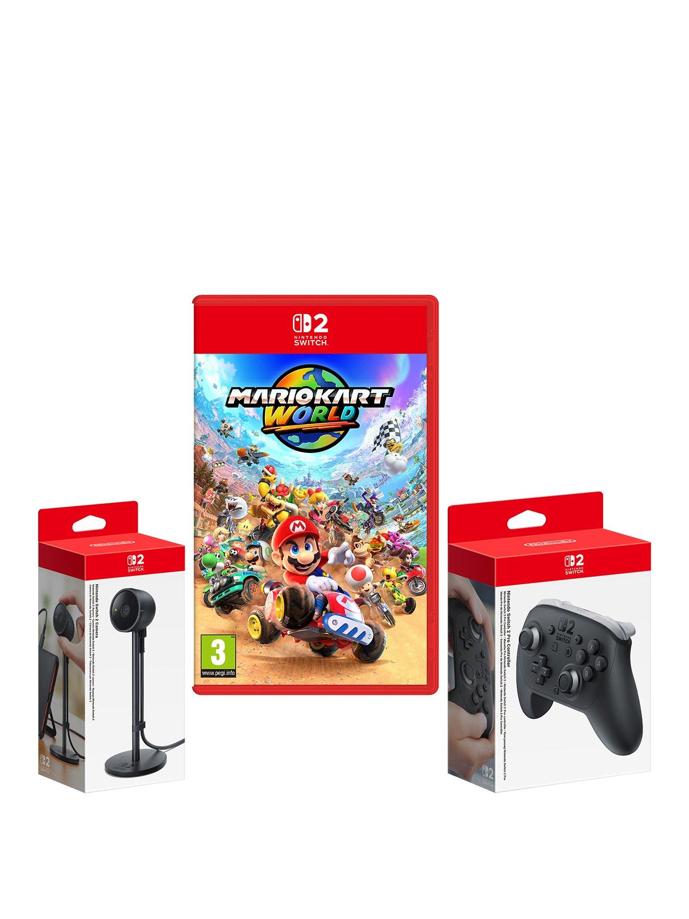 Image 1 of 7 of Nintendo Mario Kart World + Pro Controller + Camera