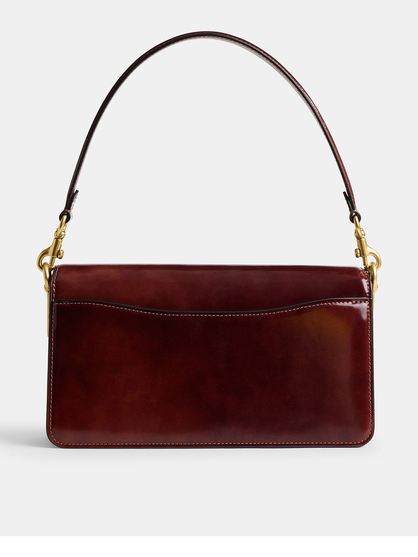 Image 3 of 5 of COACH Spazzolato Leather Tabby Shoulder Bag 26 - Brown