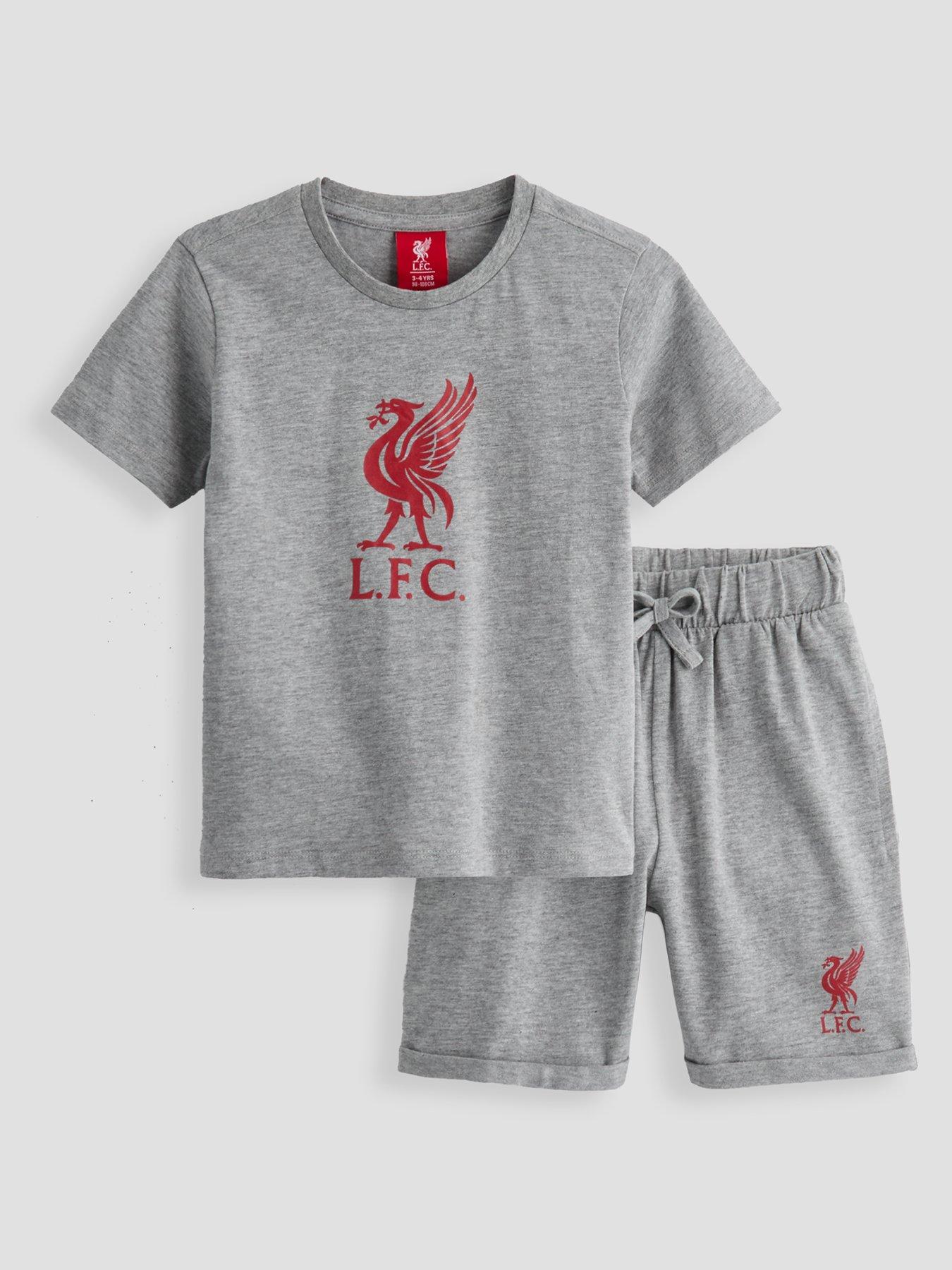 Liverpool FC Jnr T-shirt And Shorts Set - Grey