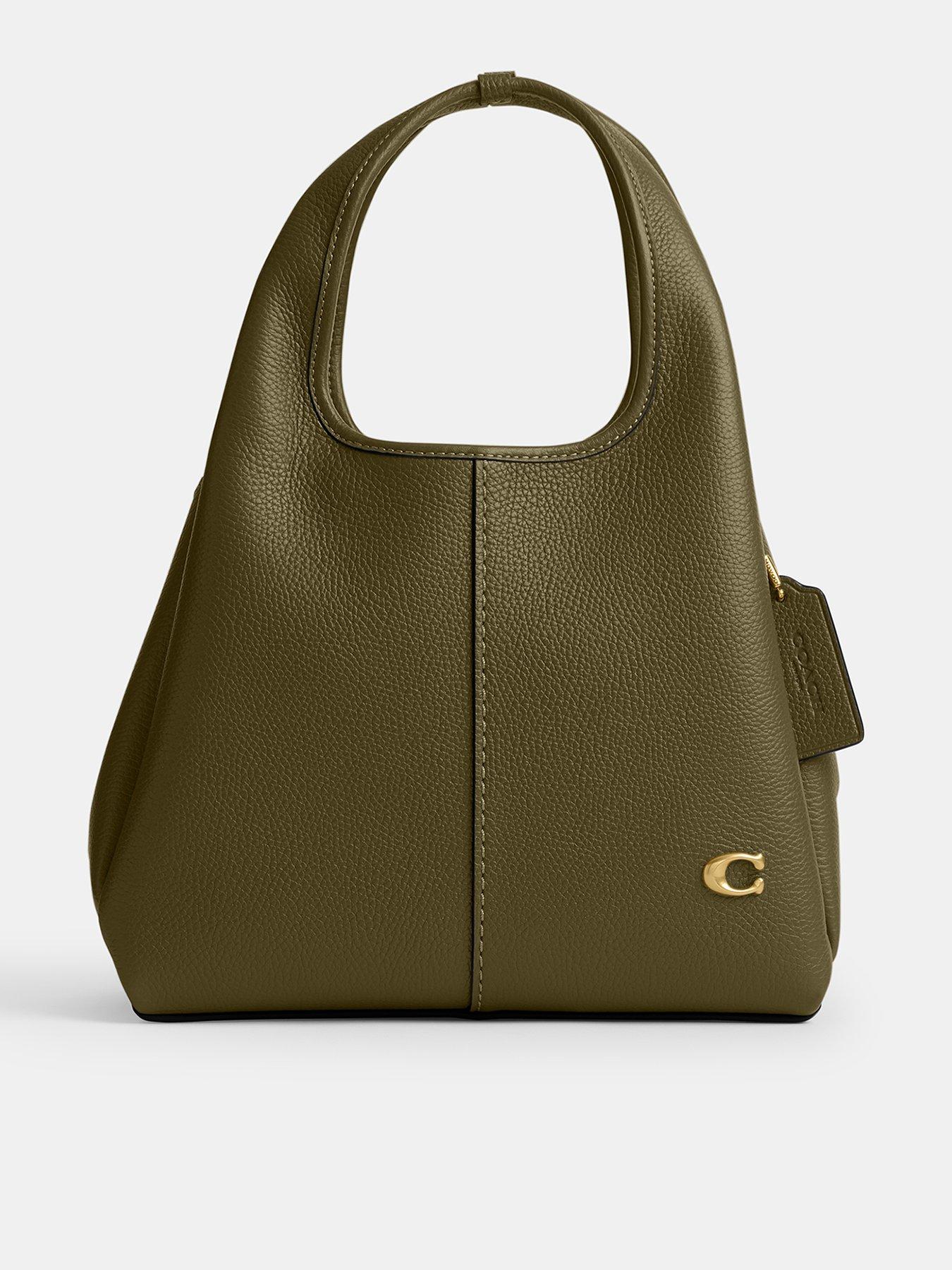Image 1 of 4 of COACH Polished Pebble Leather Lana Shoulder Bag 23 - Green