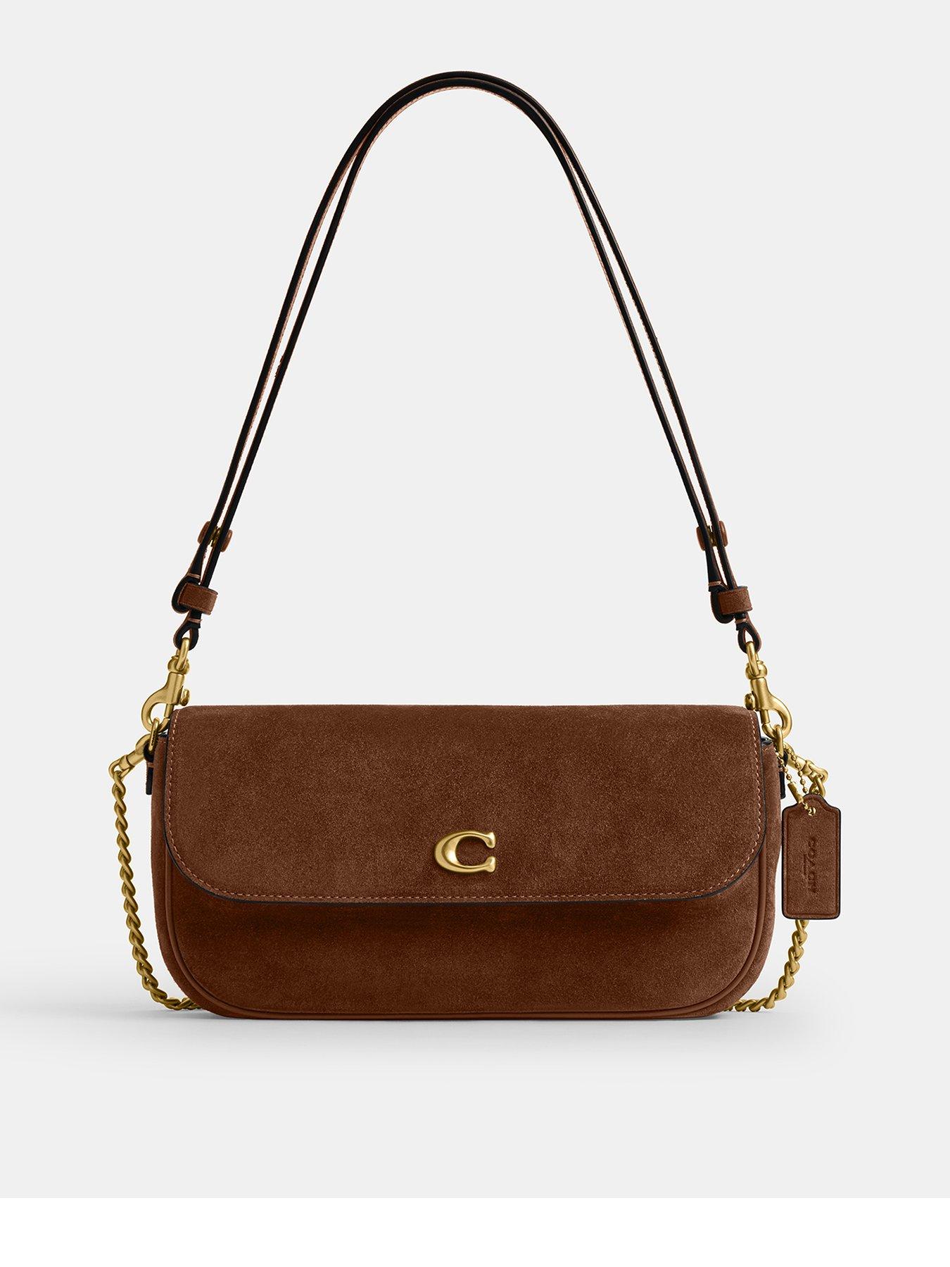 coach-suede-brook-flap-chain-bag-brown