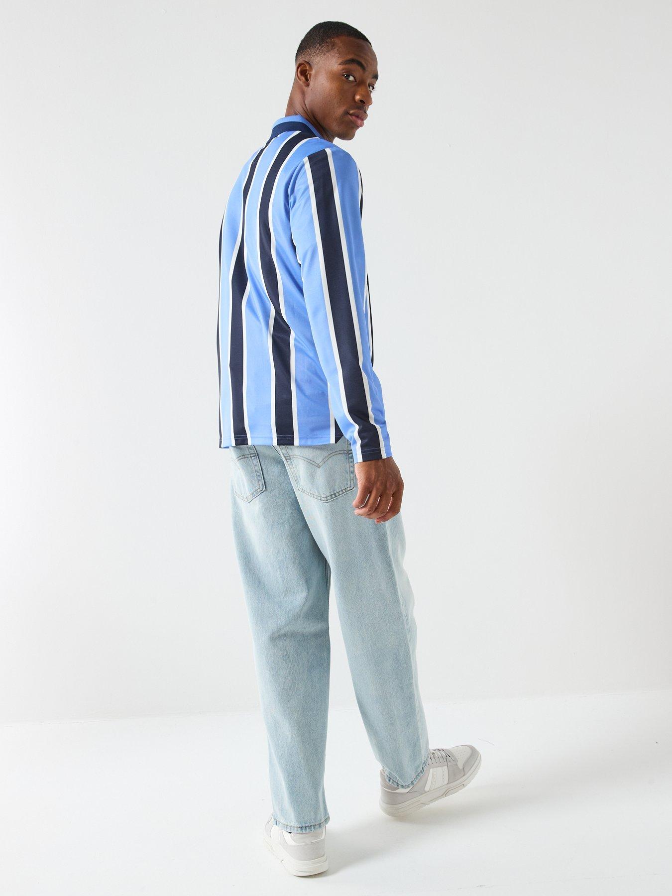 Image 5 of 5 of Tommy Jeans Regular Fit Sports Long Sleeve T-Shirt - Light Blue
