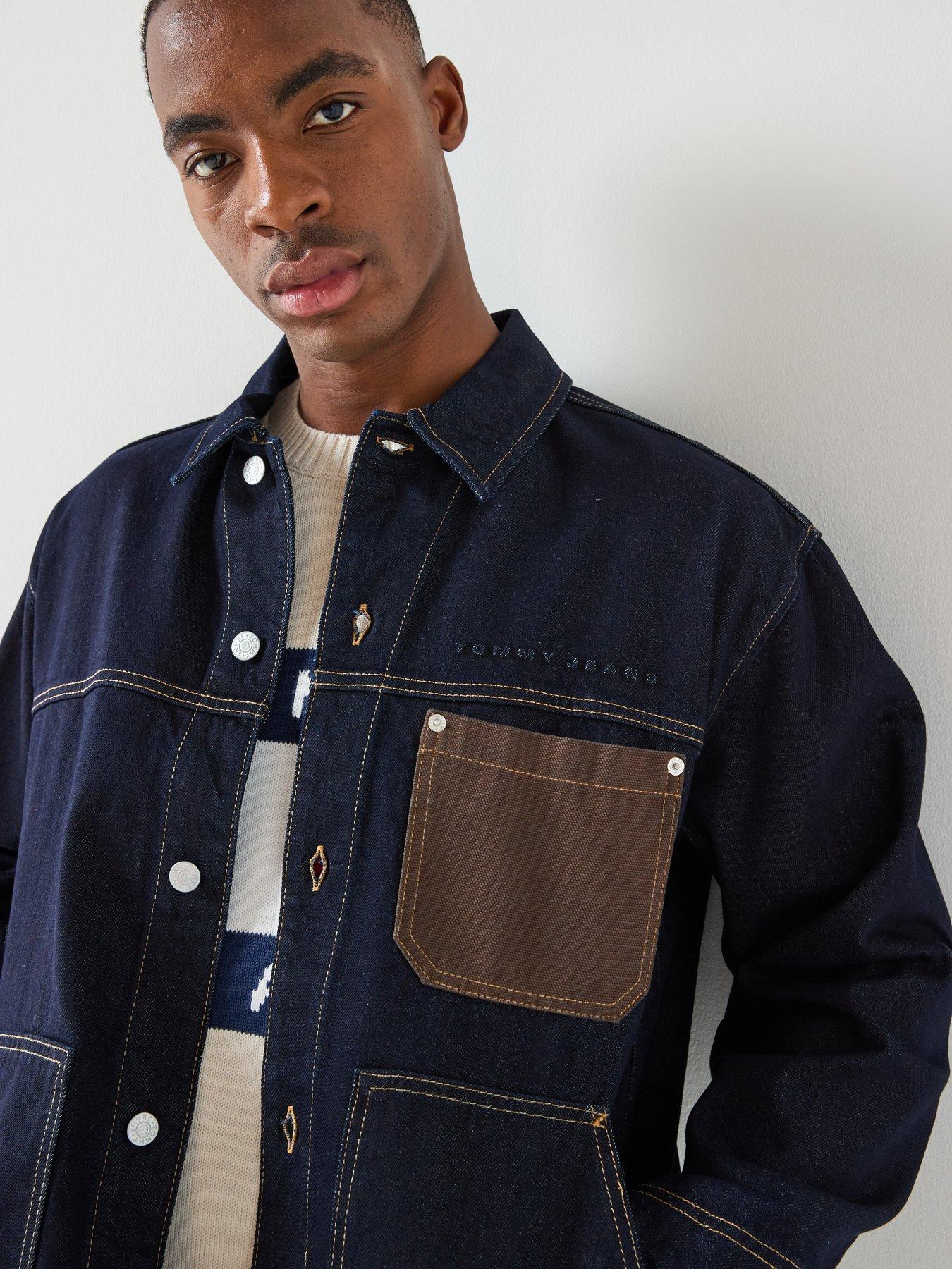 tommy-jeans-chore-denim-jacket-dark-blueoutfit