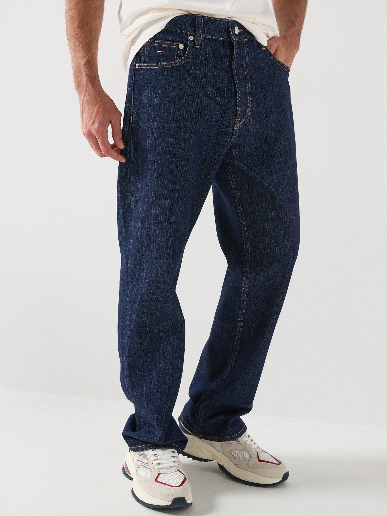 Tommy Jeans Otis Regular Straight Fit Jeans - Dark Blue