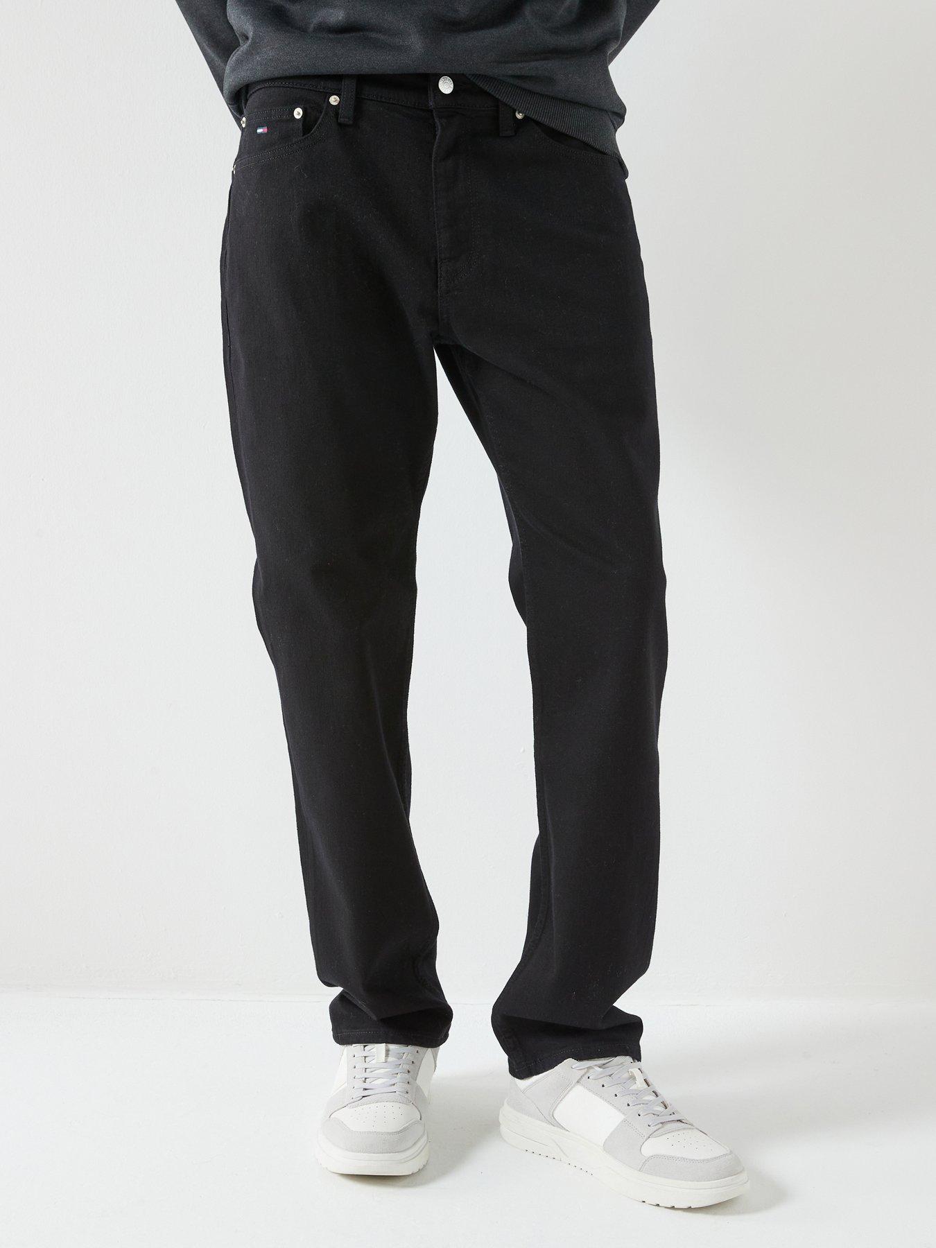 Tommy Jeans Ryan Slim Straight Fit Jeans - Black
