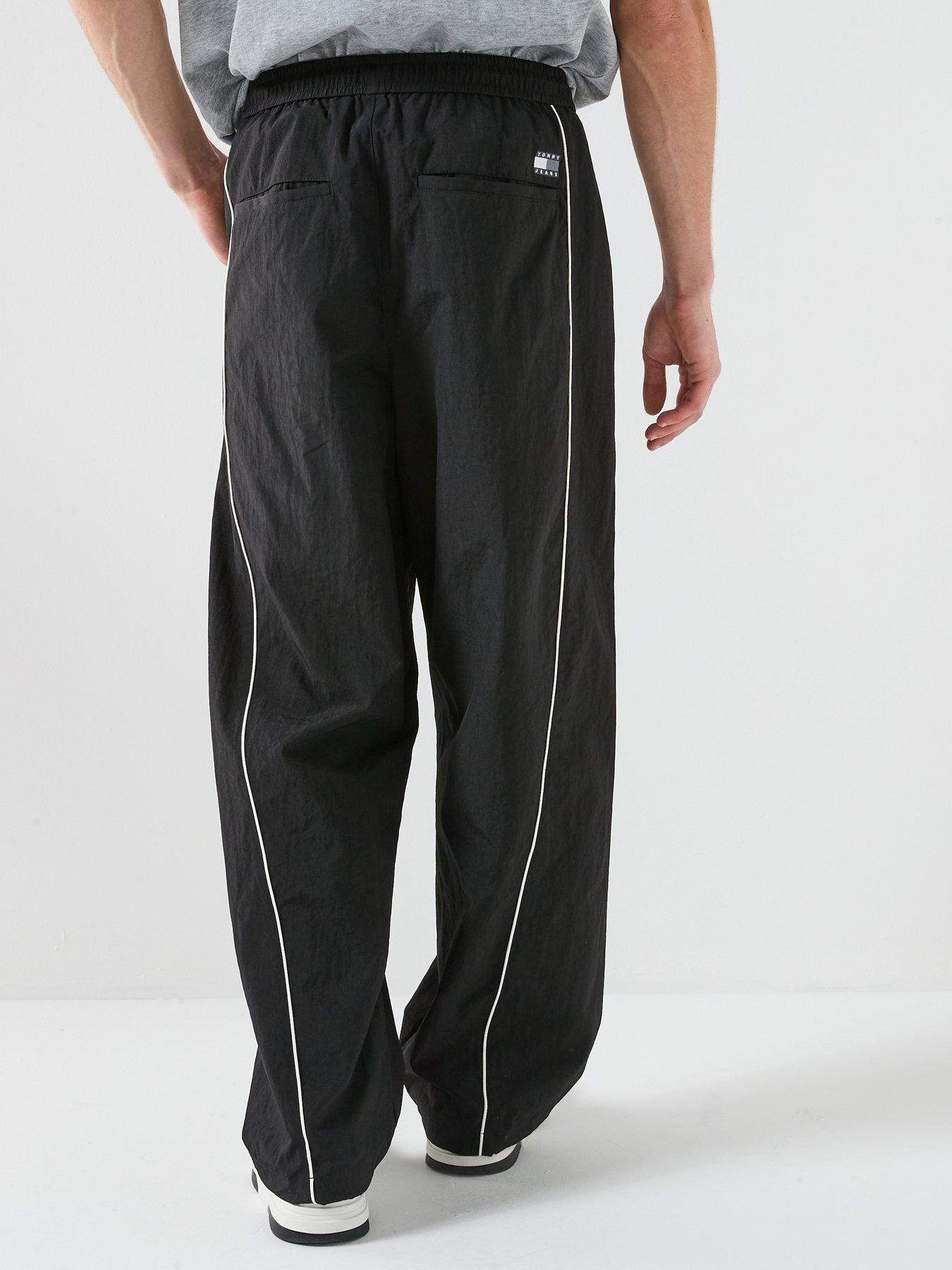 Image 2 of 5 of Tommy Jeans Tommy Jeans Theo Parachute Track Trousers - Black