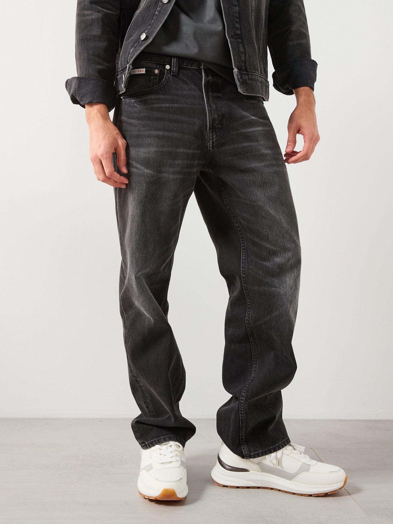 Calvin Klein Jeans 90S Straight Fit Jeans - Black